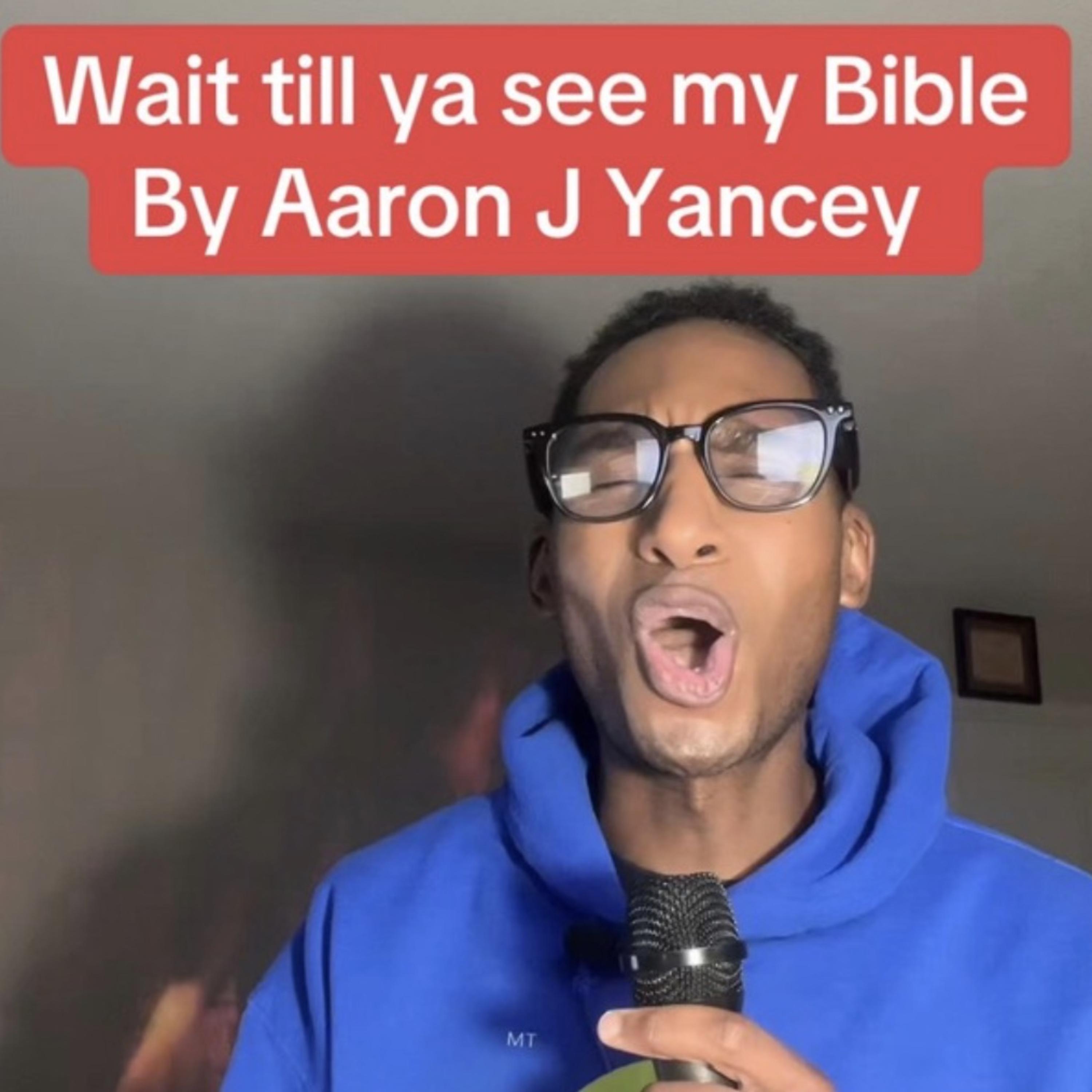 Wait till ya see my Bible artwork