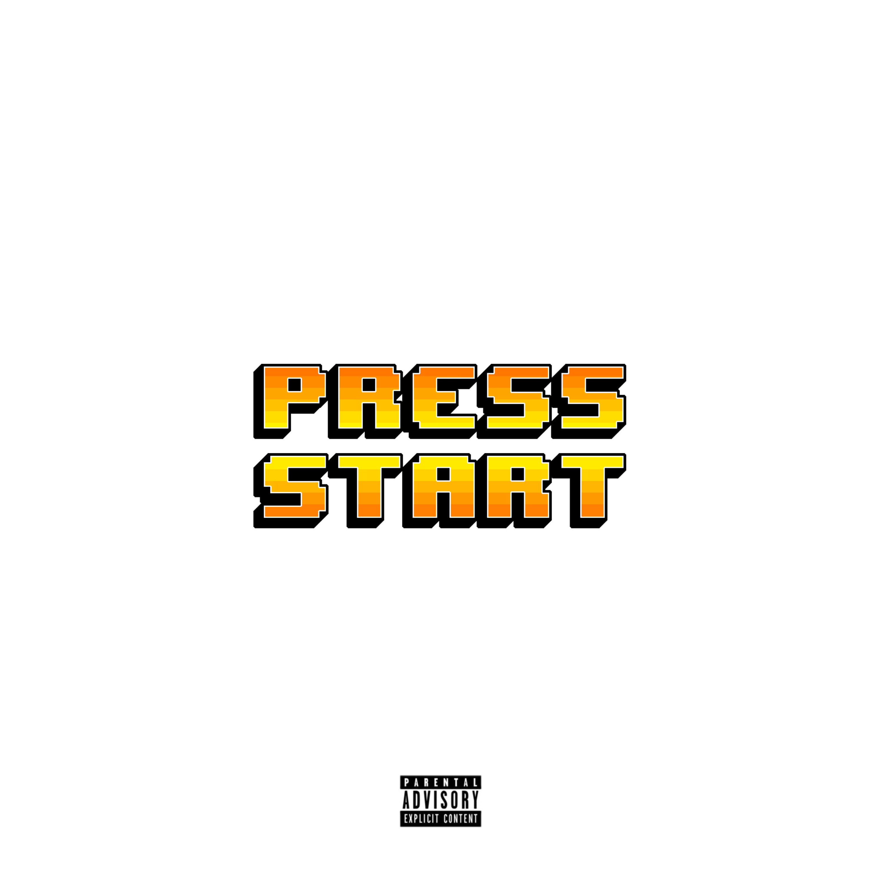 PREESS START artwork