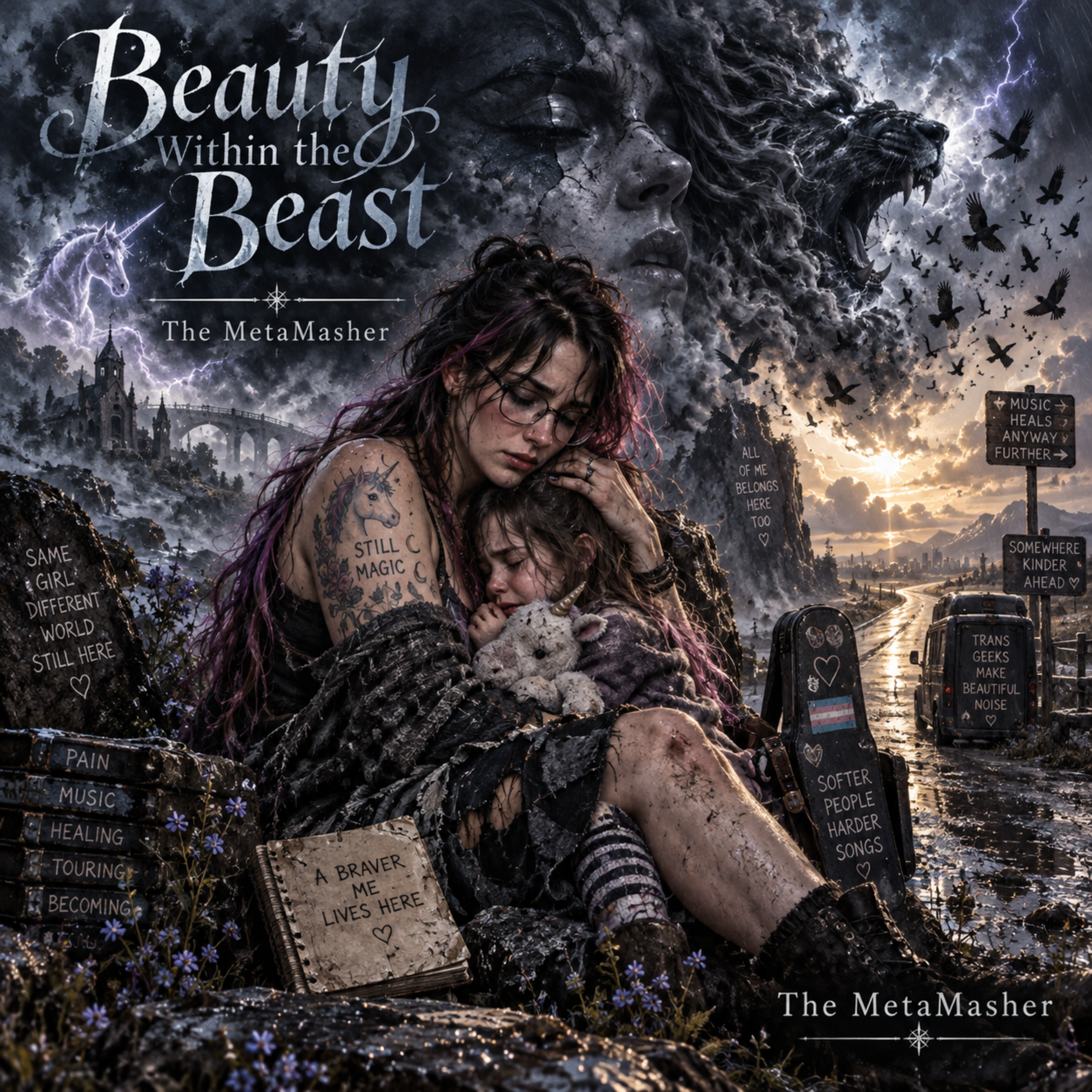 Beauty Within The Beast by The MetaMasher cover art