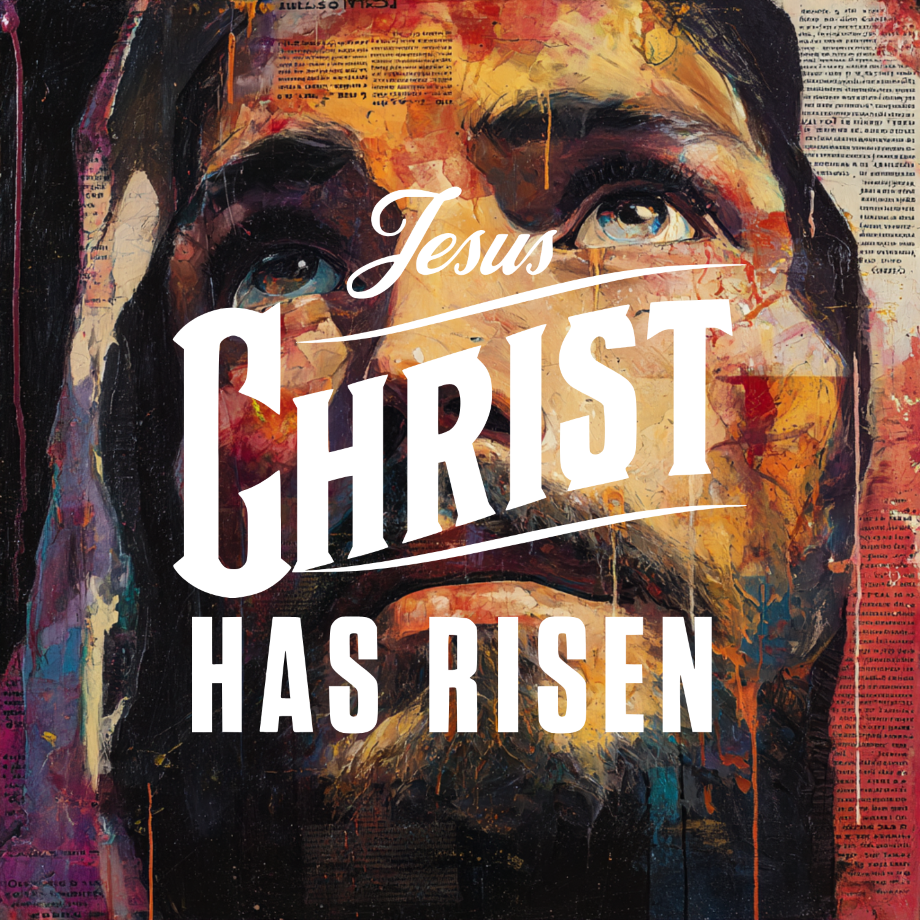 Christ has risen artwork