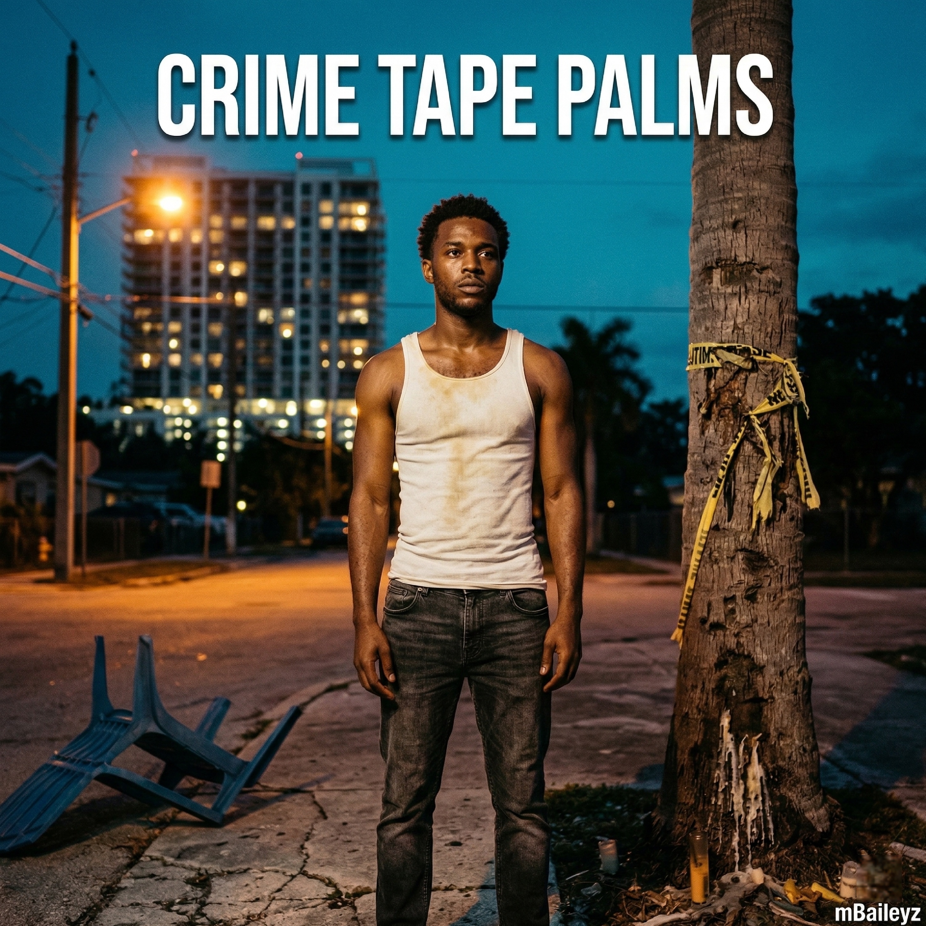 CRIME TAPE PALMS artwork