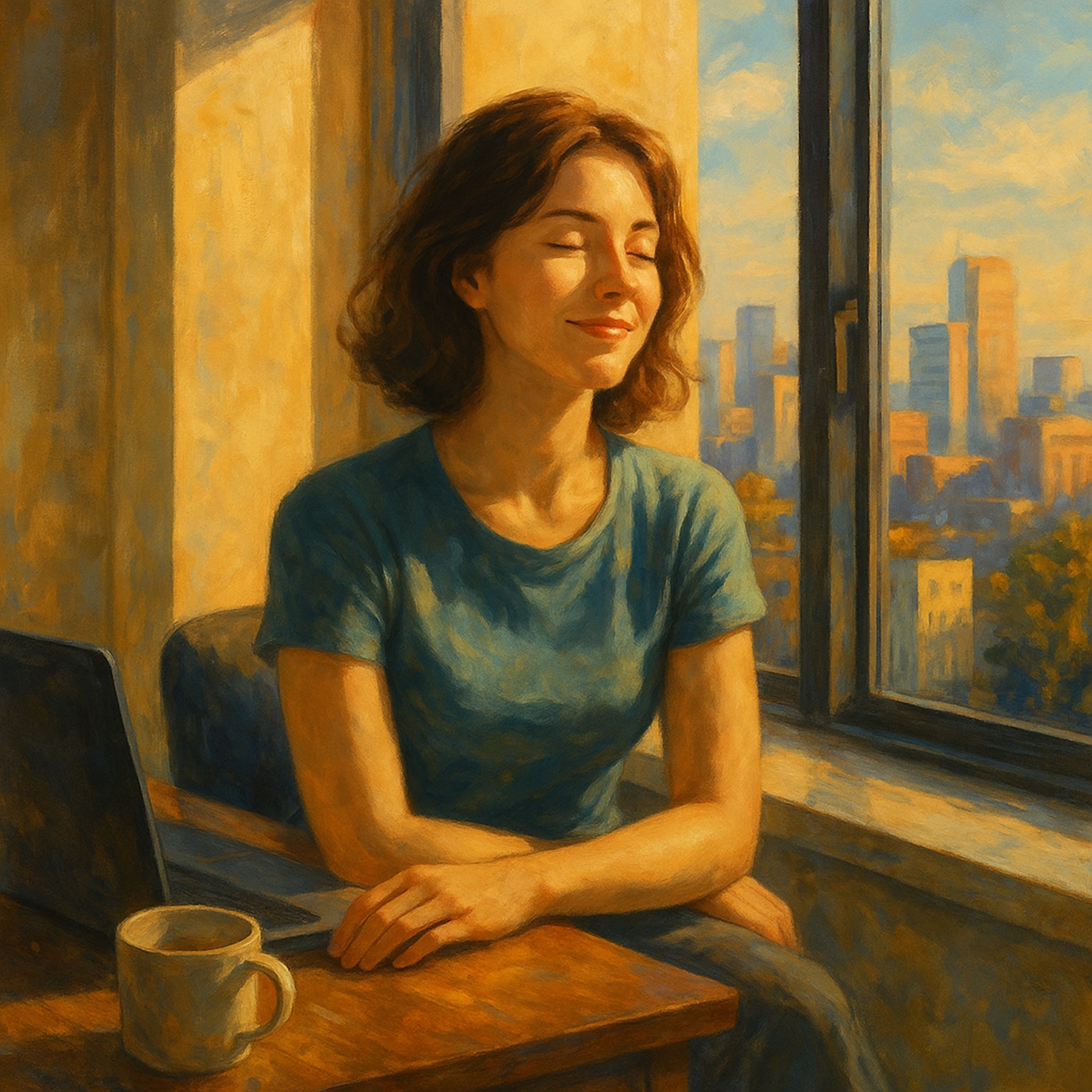 Finished and Smiling by CityFlower Pop cover art