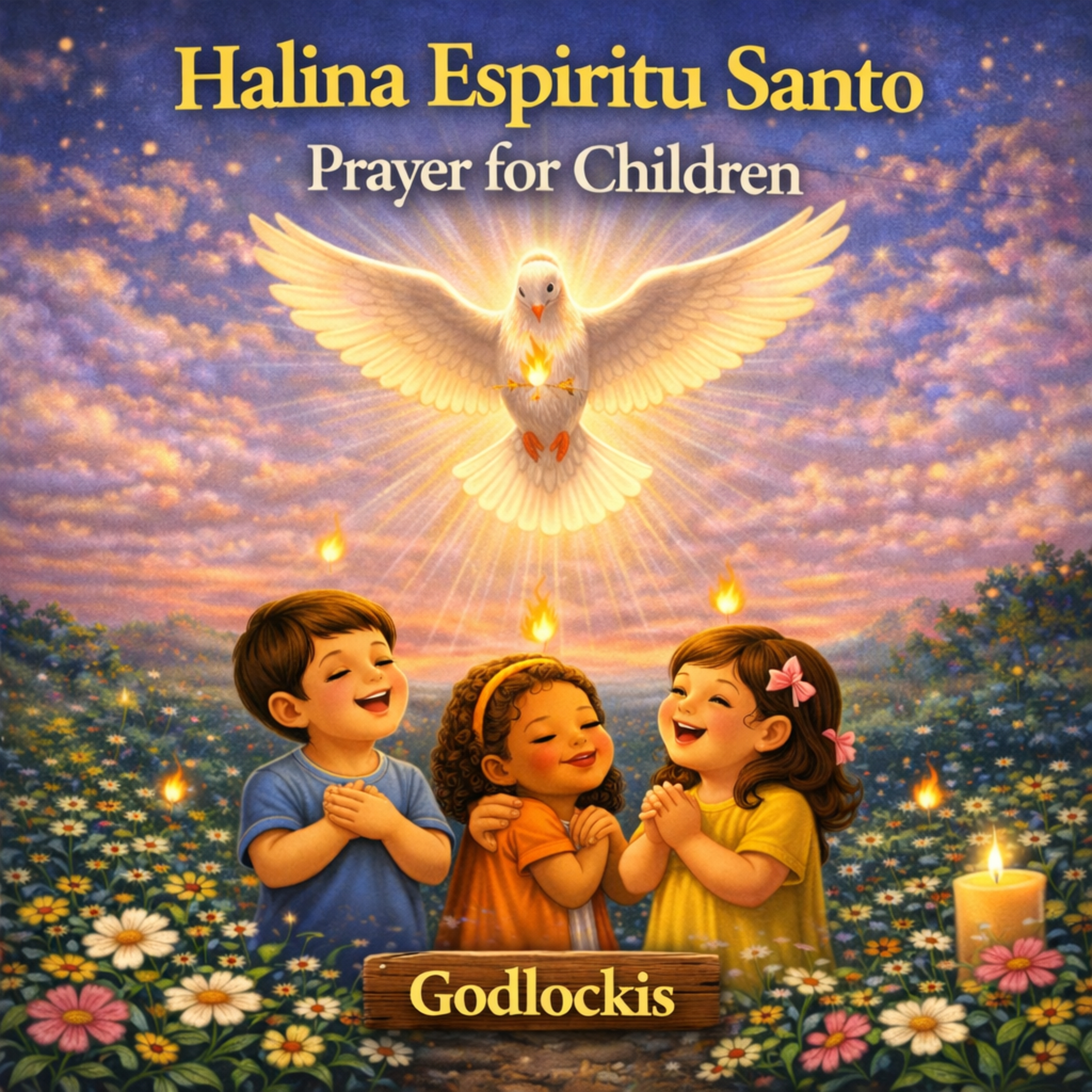 Halina Espiritu Santo   Prayer for Children artwork