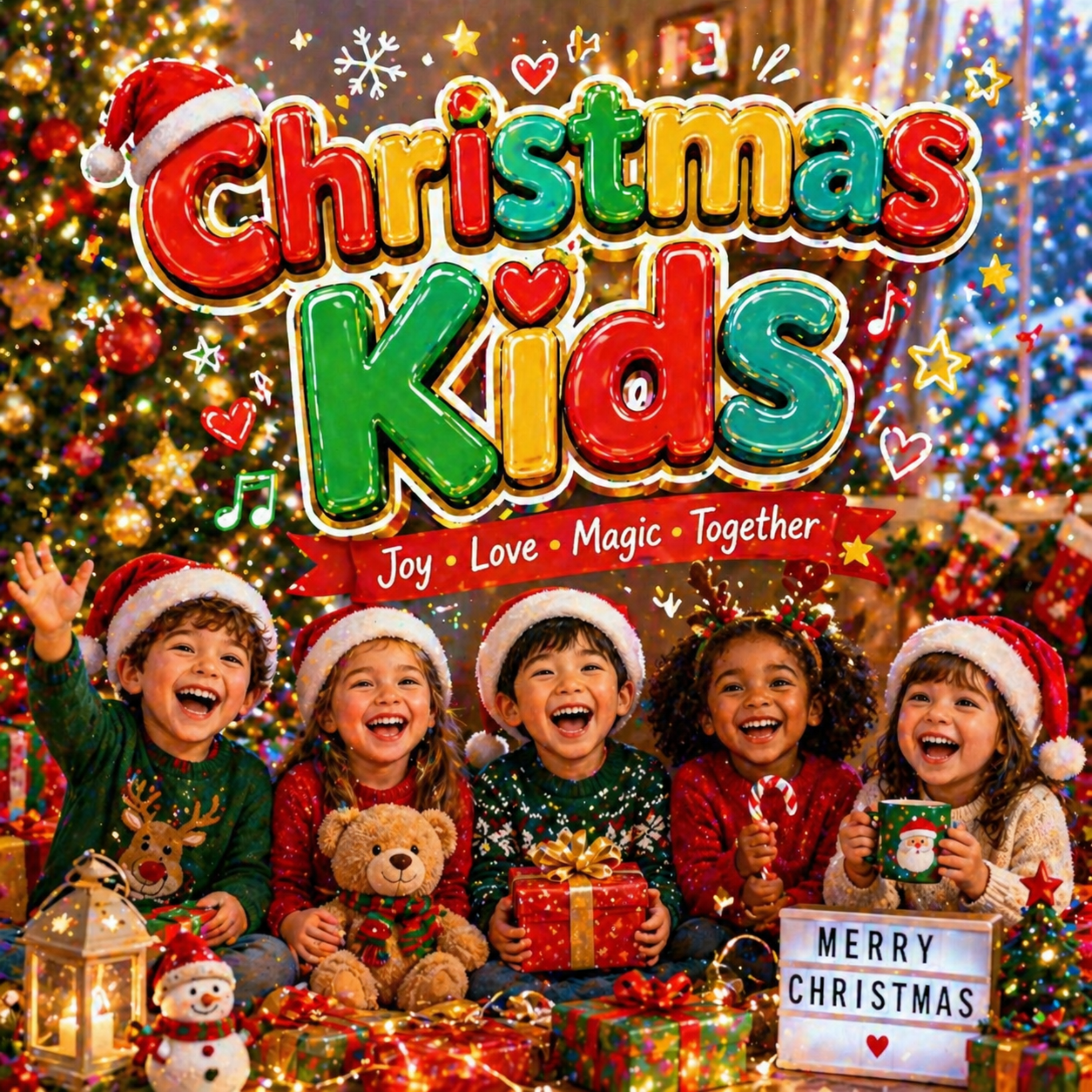 christmas kids artwork
