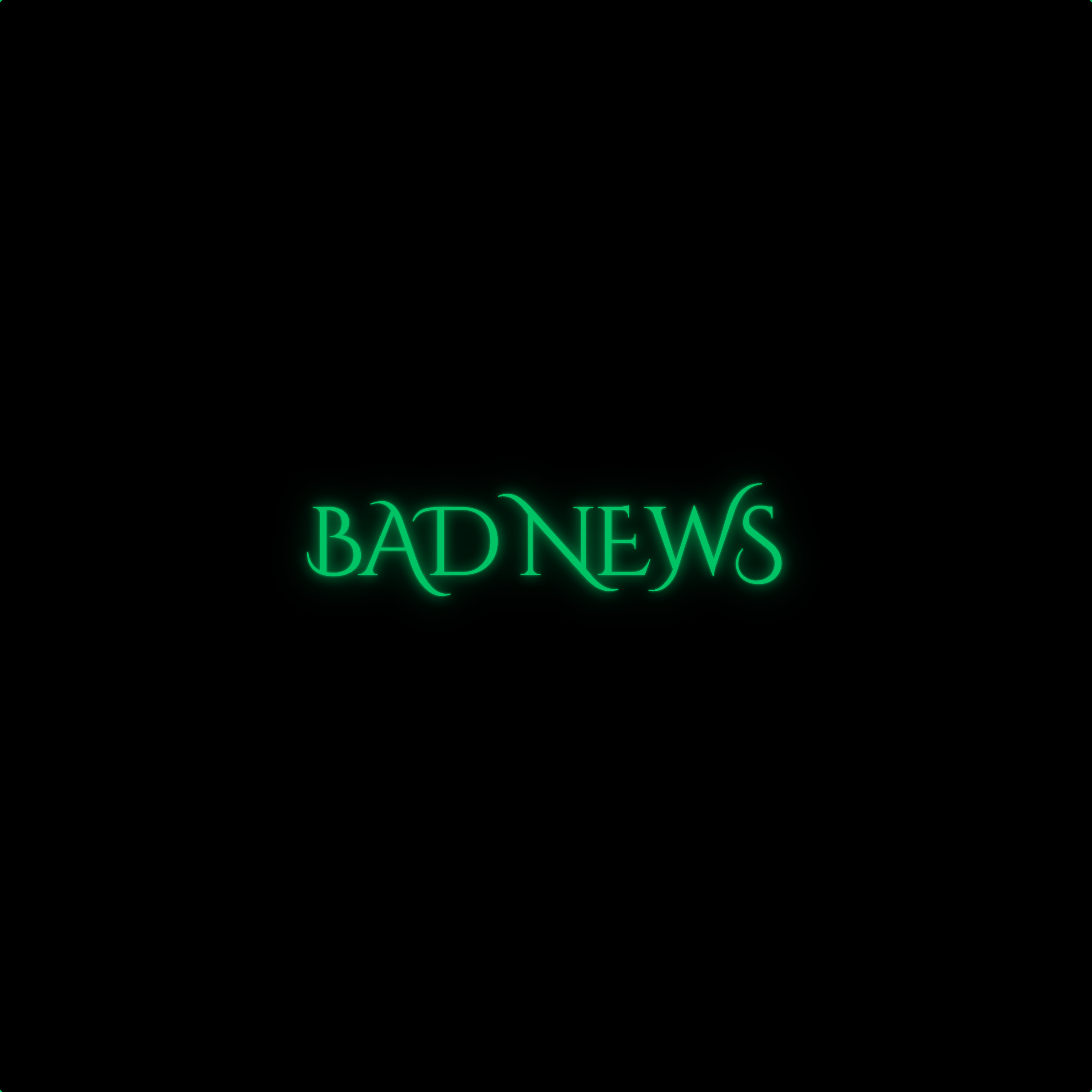 Bad news artwork