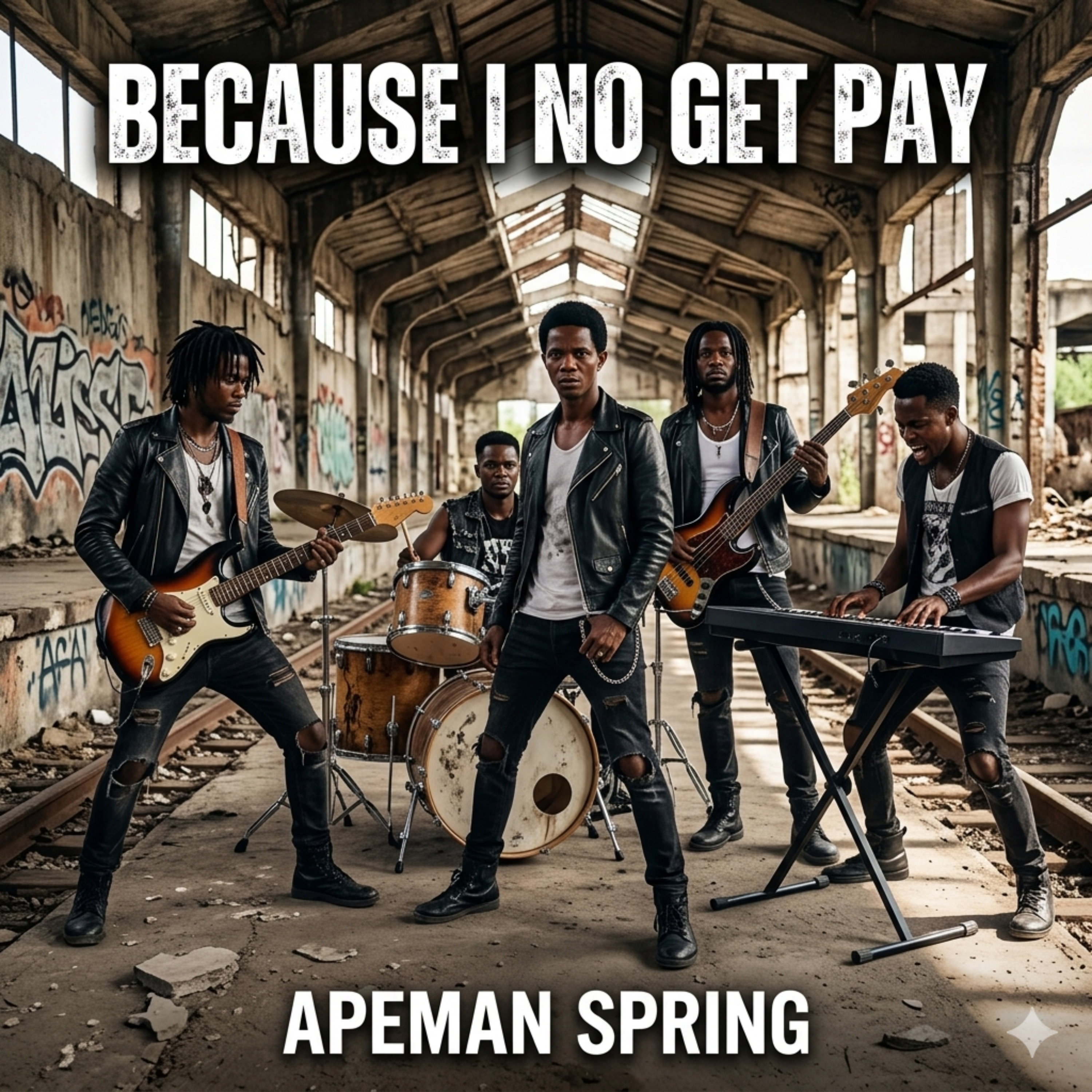 BECAUSE I NO GET PAY by Apeman Spring cover art