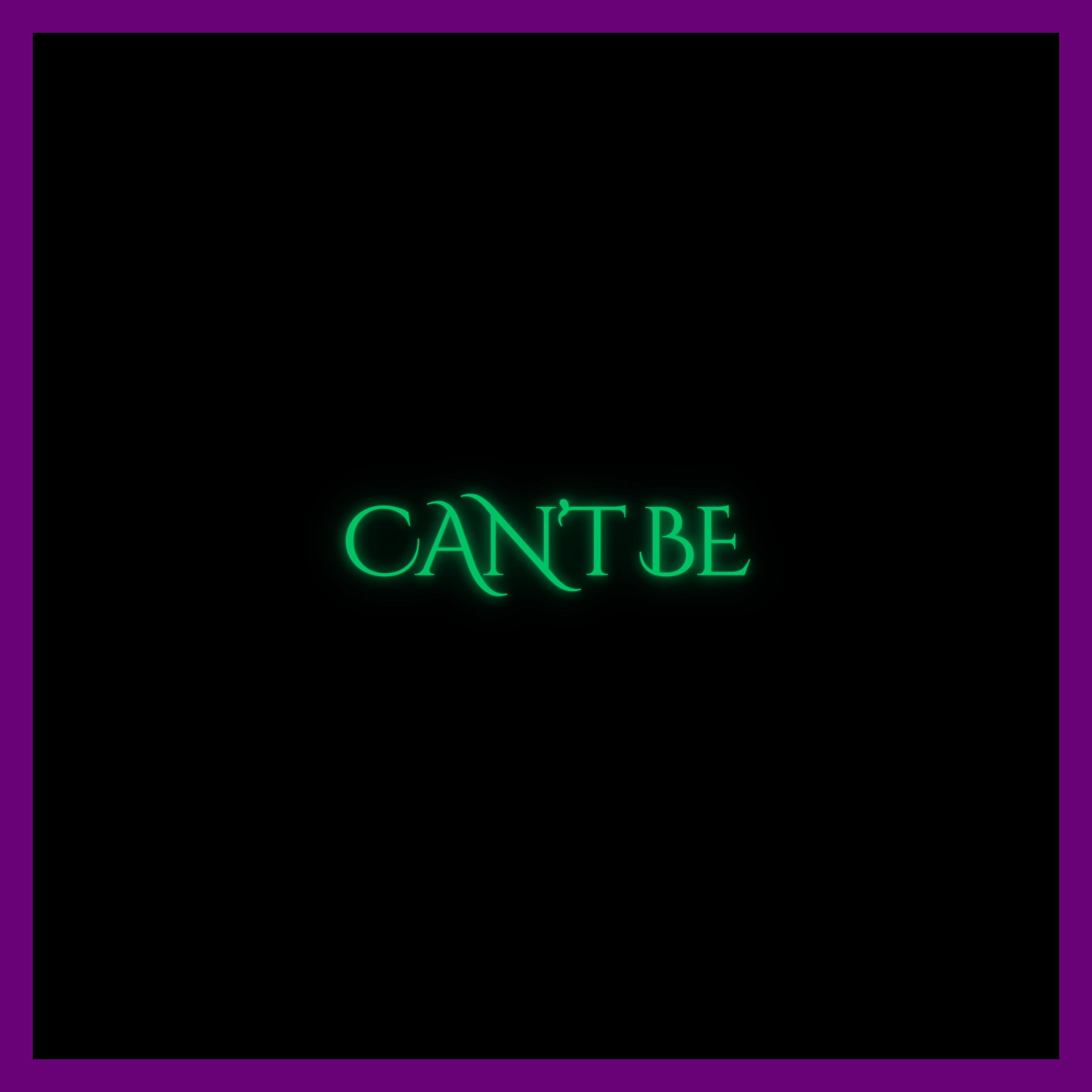 Cant be (daycore) artwork