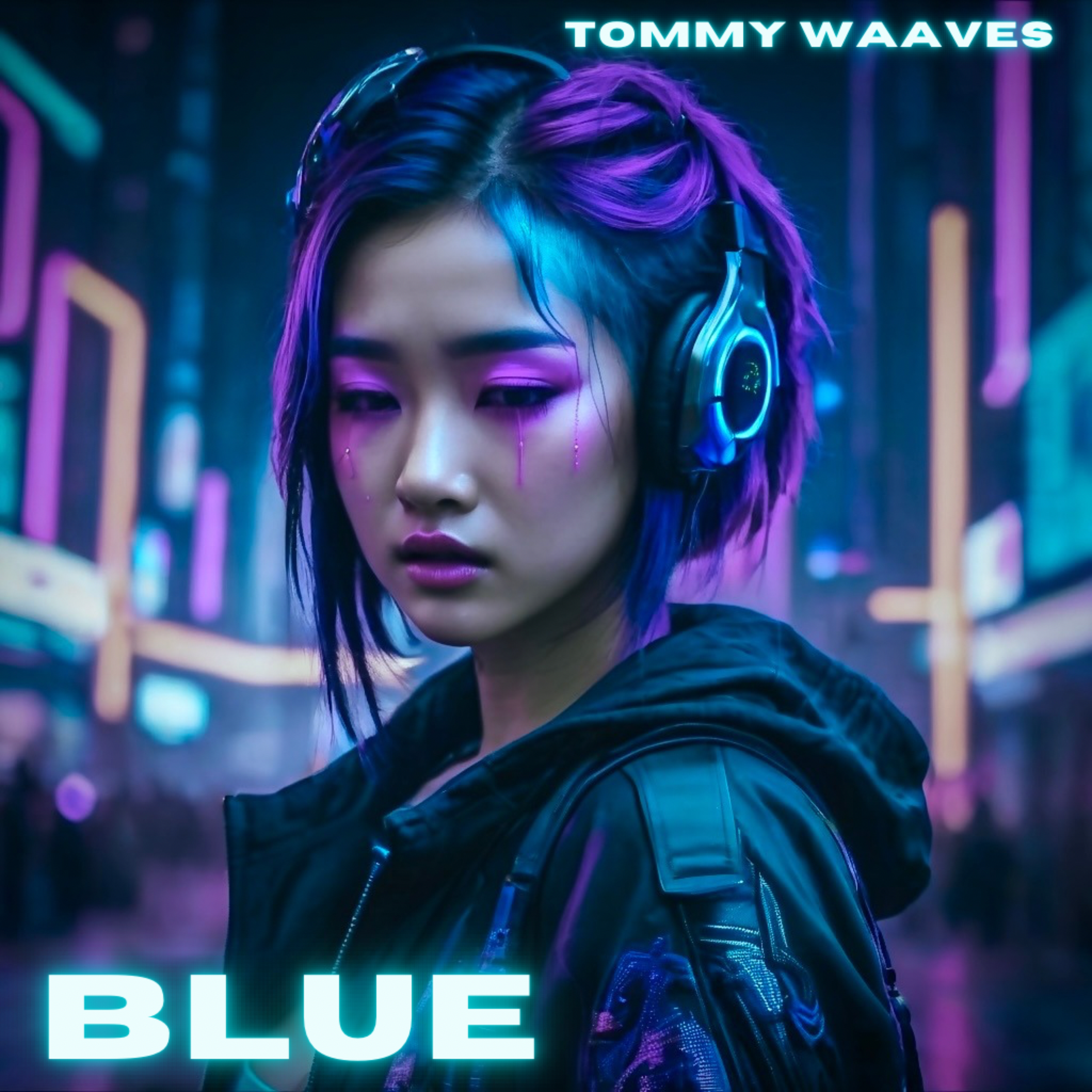 Blue artwork