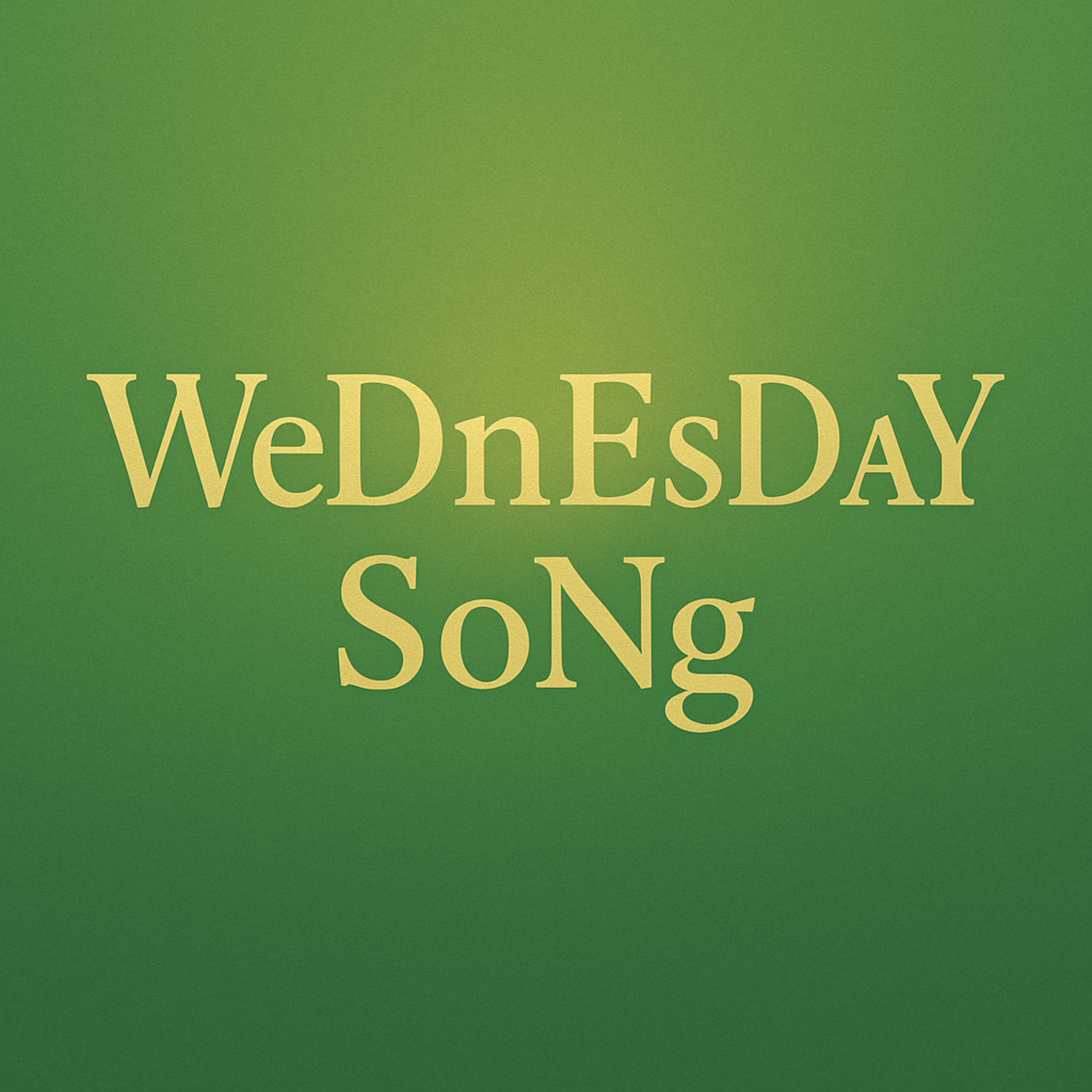 WeDnEsDaY SoNg artwork