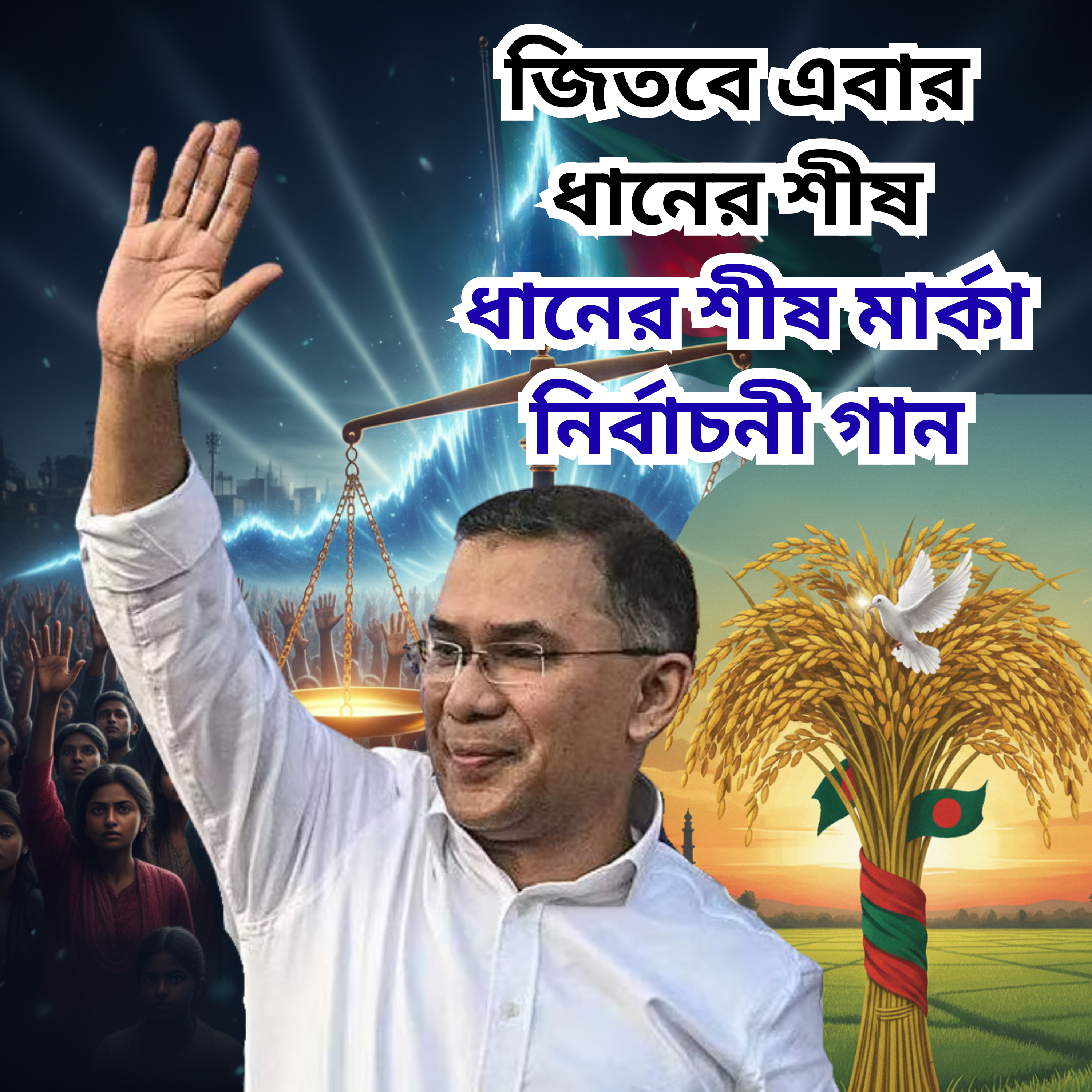 জিতবে এবার ধানের শীষ, ধানের শীষ মার্কা নির্বাচনী গান artwork