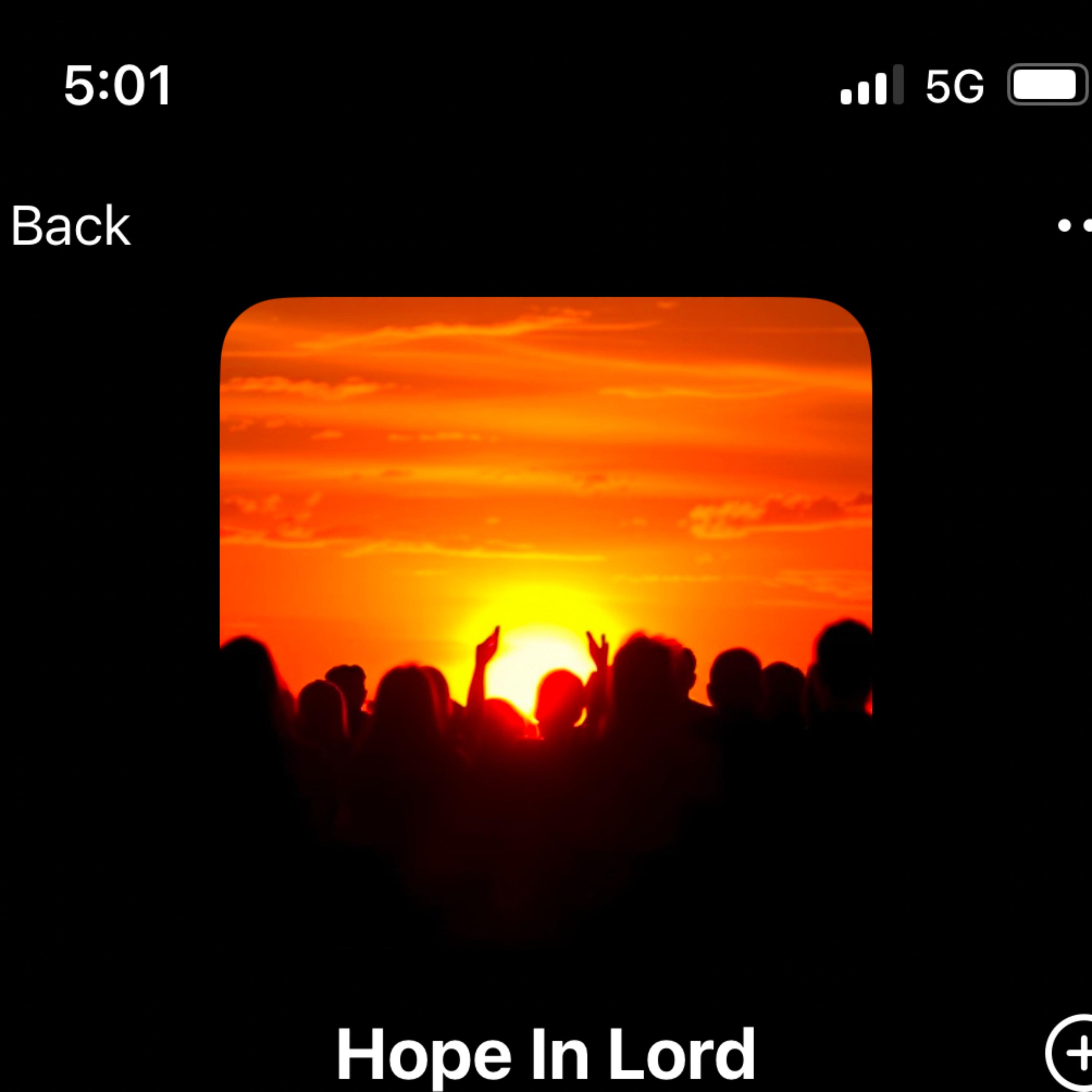 Hope In Lord artwork