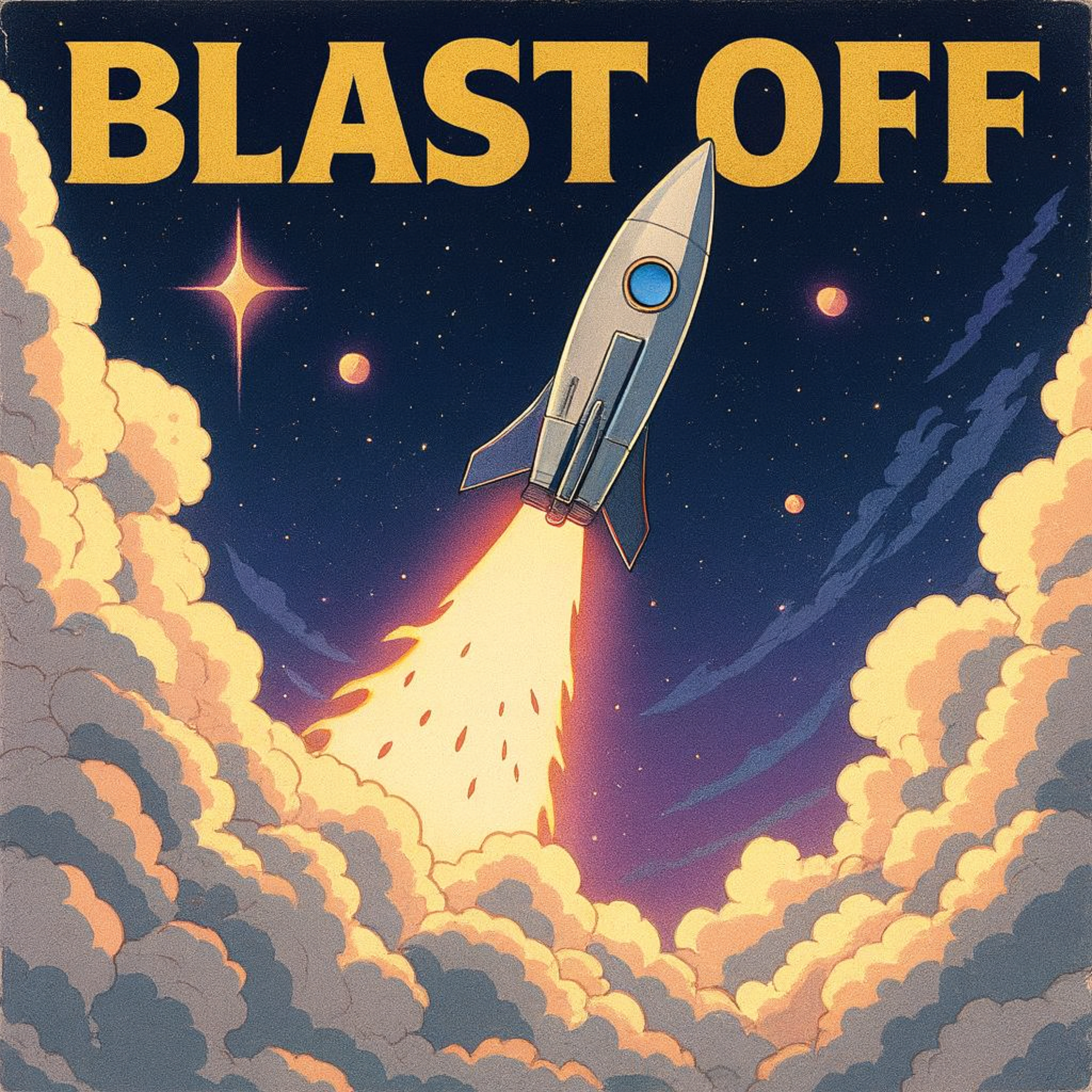 Blast off artwork