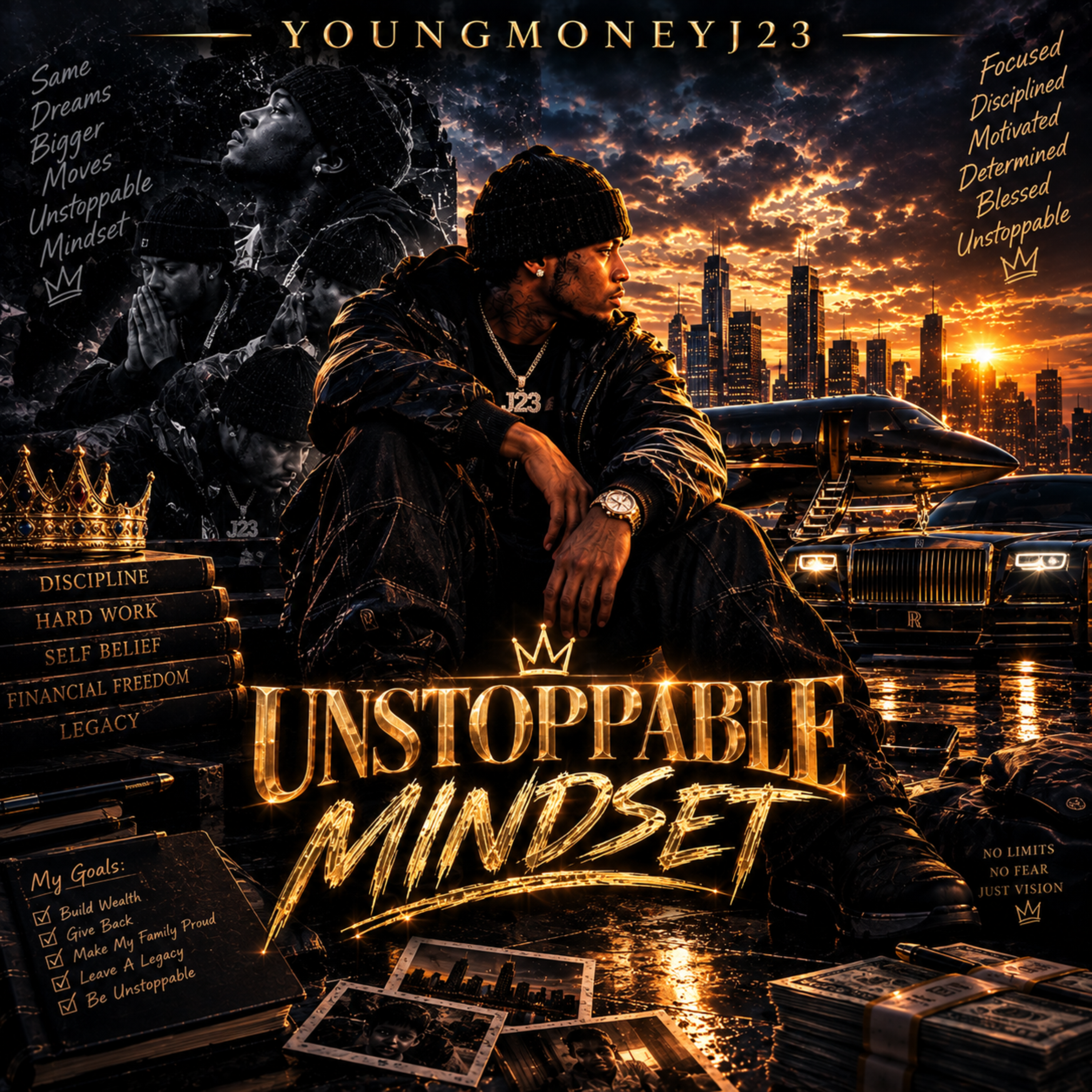 Unstoppable Mindset by YoungMoneyJ23 cover art
