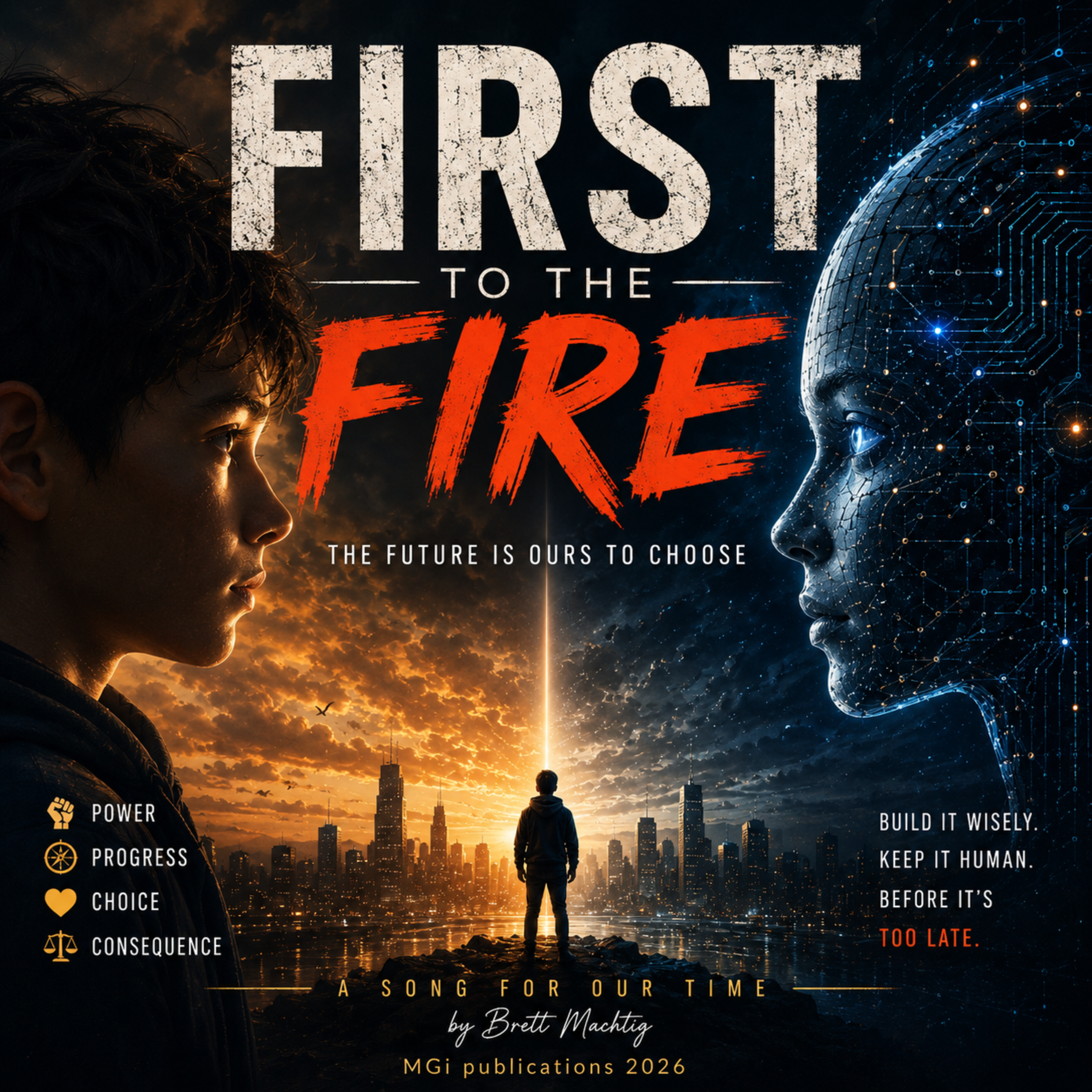 First To The Fire by Brett Machtig cover art