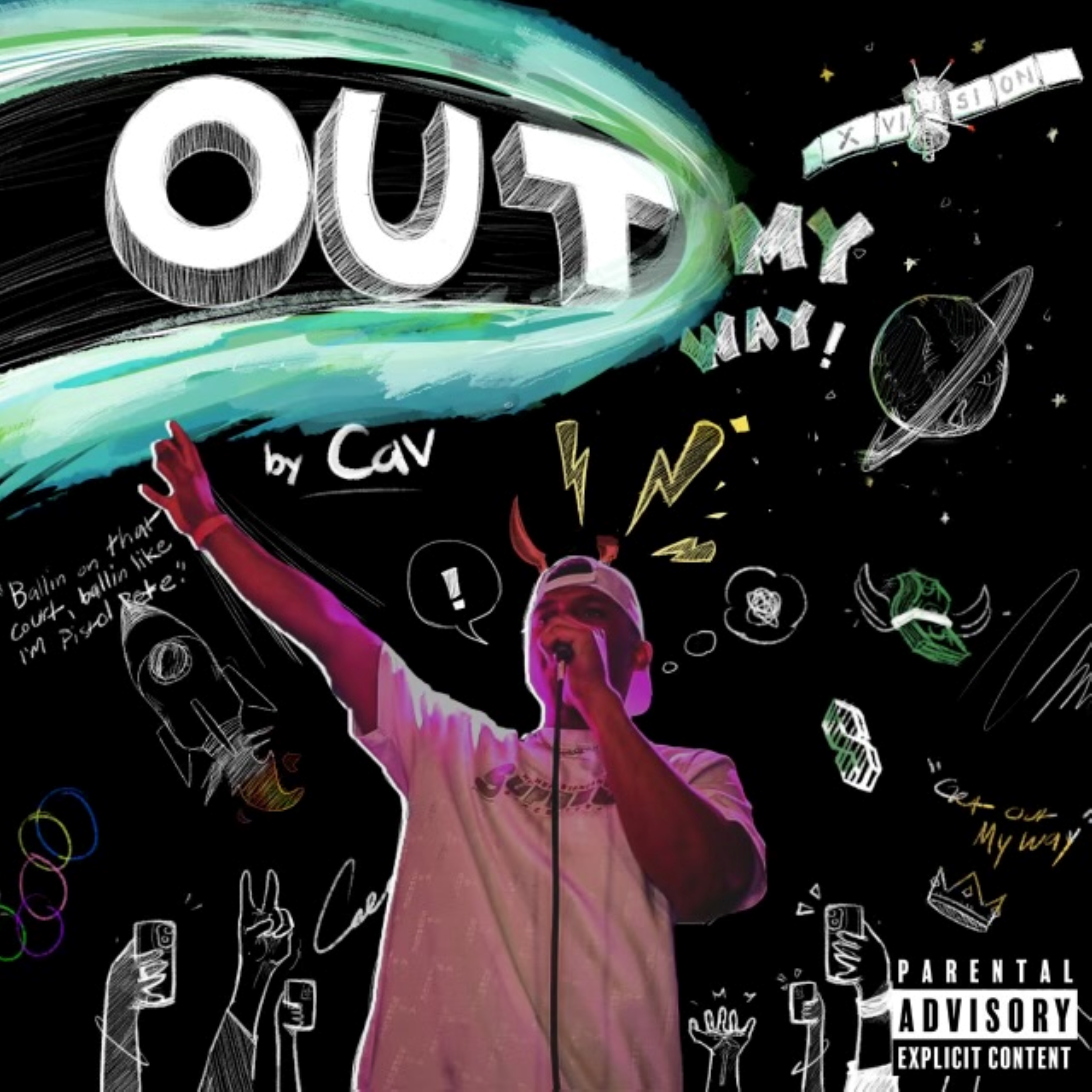 OUT MY WAY by Cav cover art