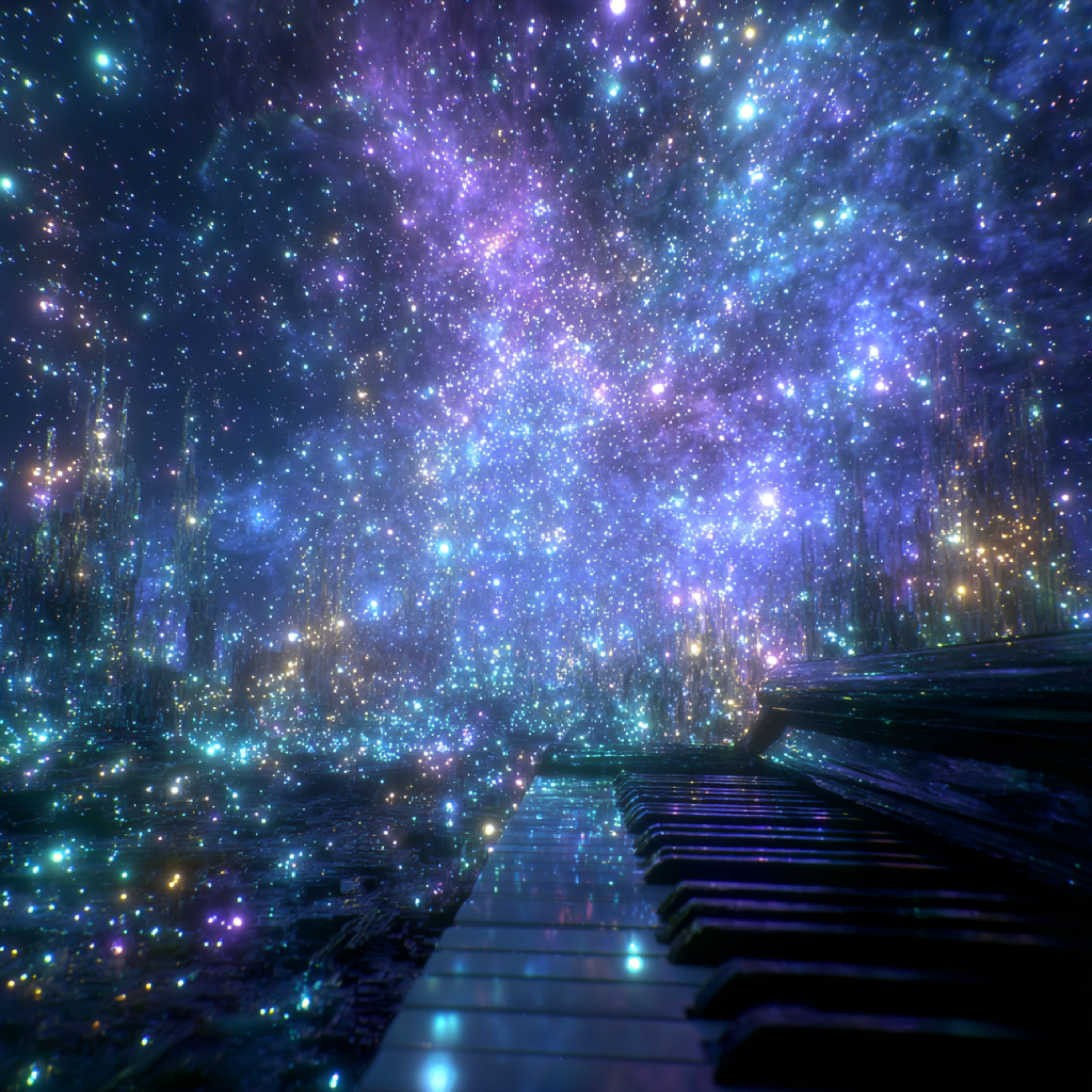 Under the milky way artwork