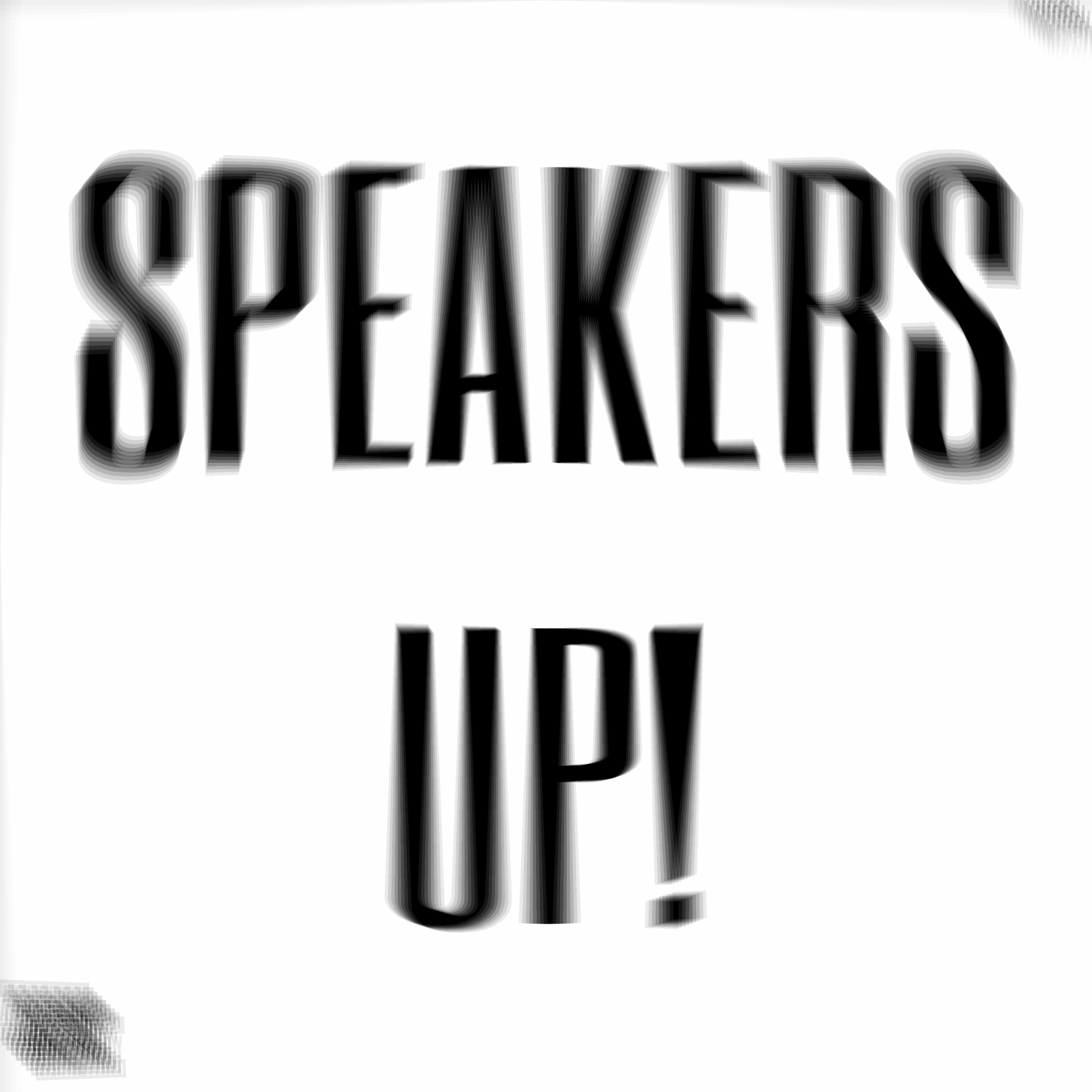 Speakers Up! artwork