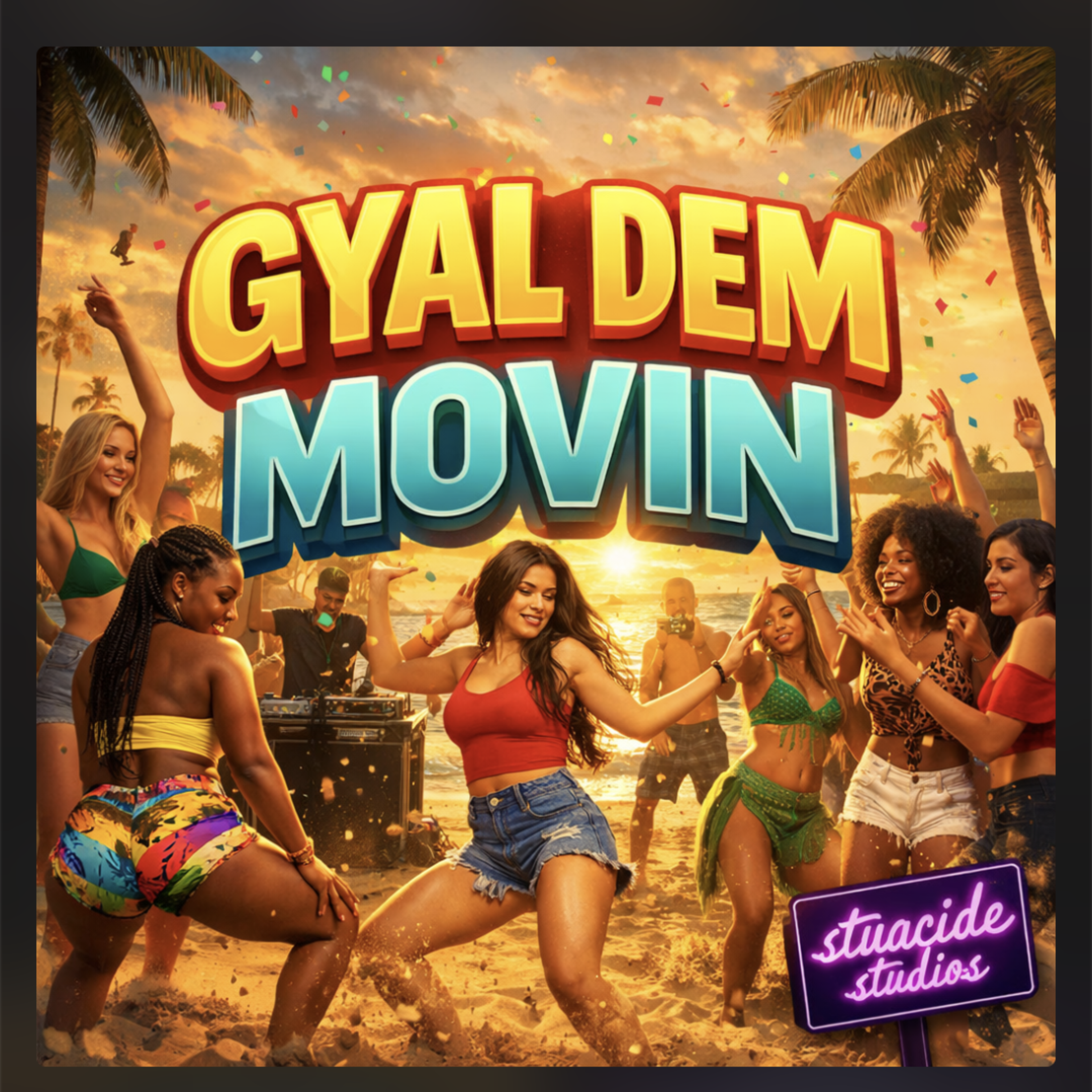 Gyal dem movin artwork
