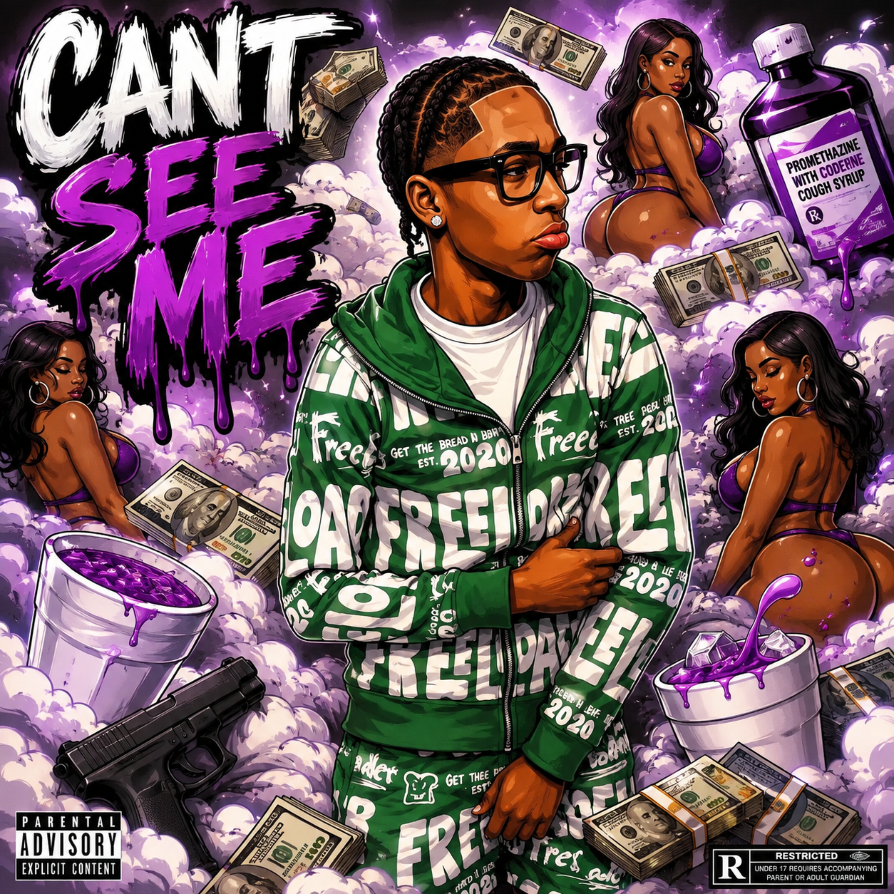 Cant See Me by Mg Lil E 100it cover art