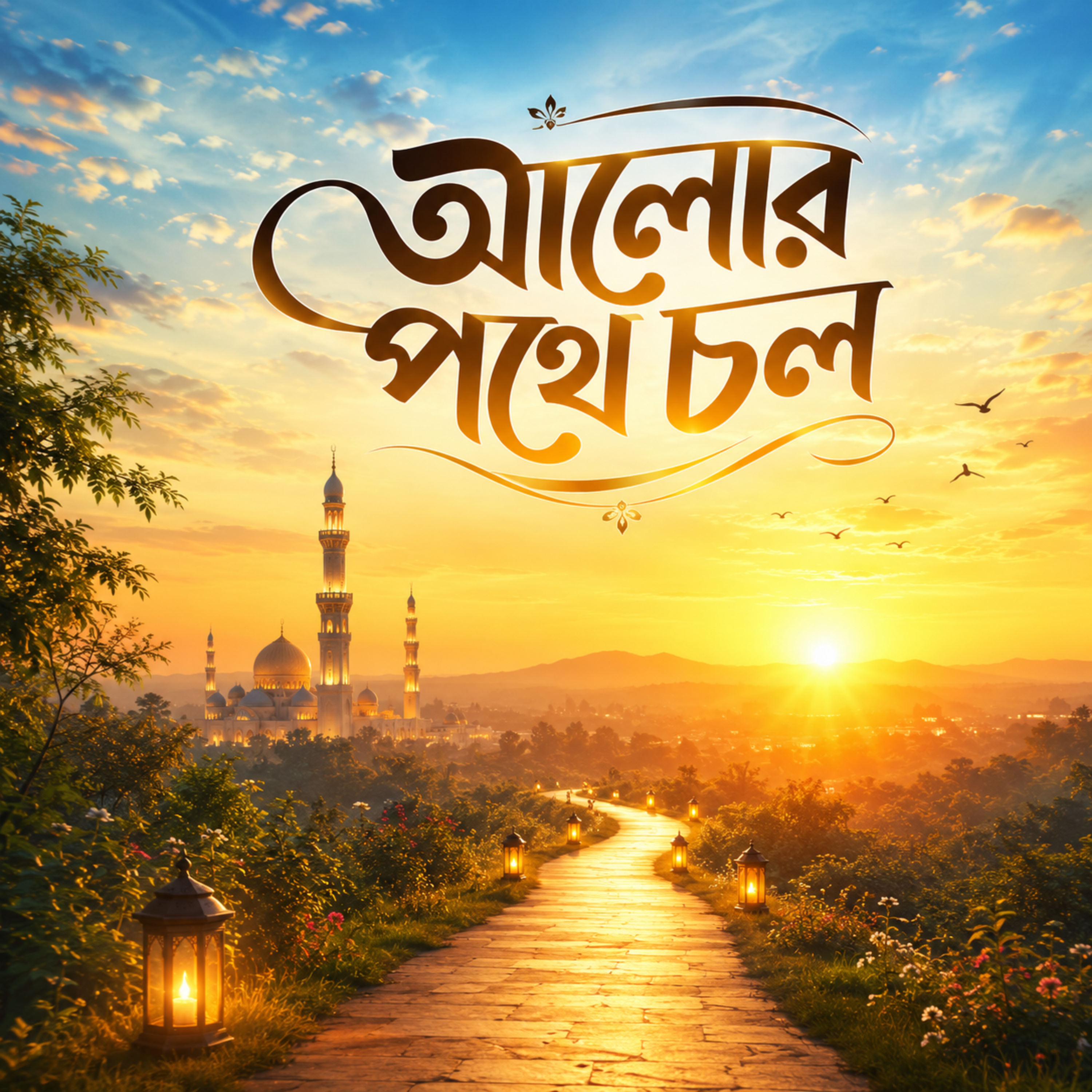 আলোর পথে চল (Bangla Islamic Nashid) by Hafizur Rahman Siddique cover art