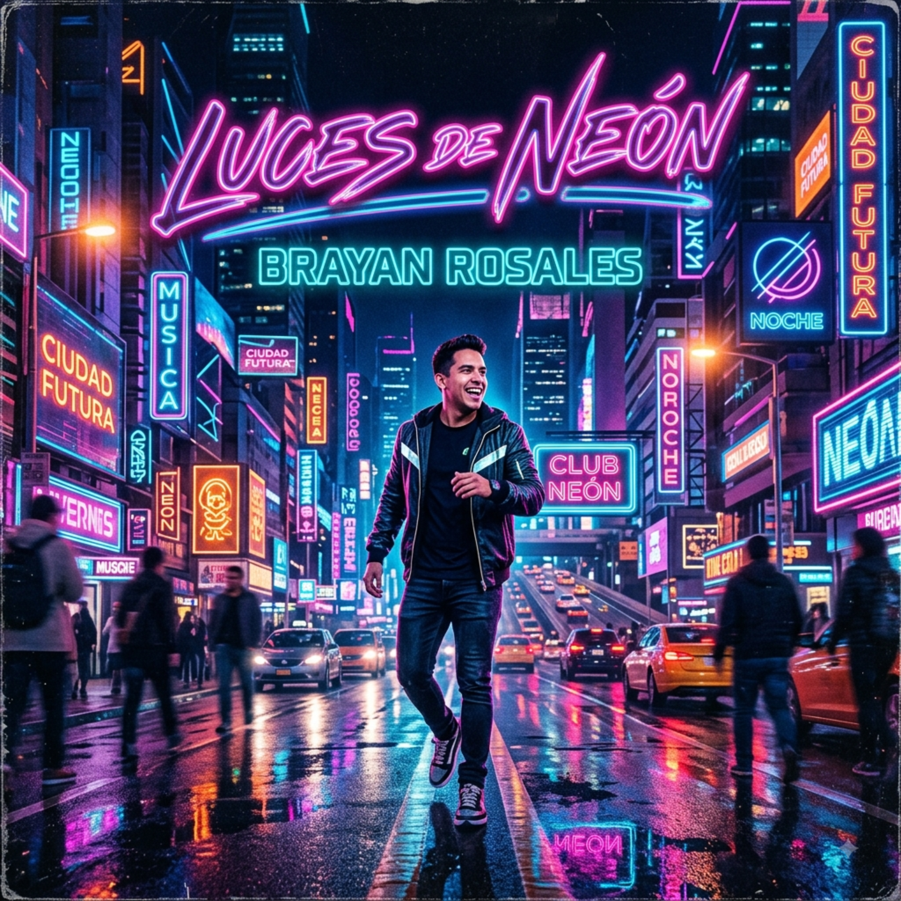 Luces de neón by Brayan Rosales cover art
