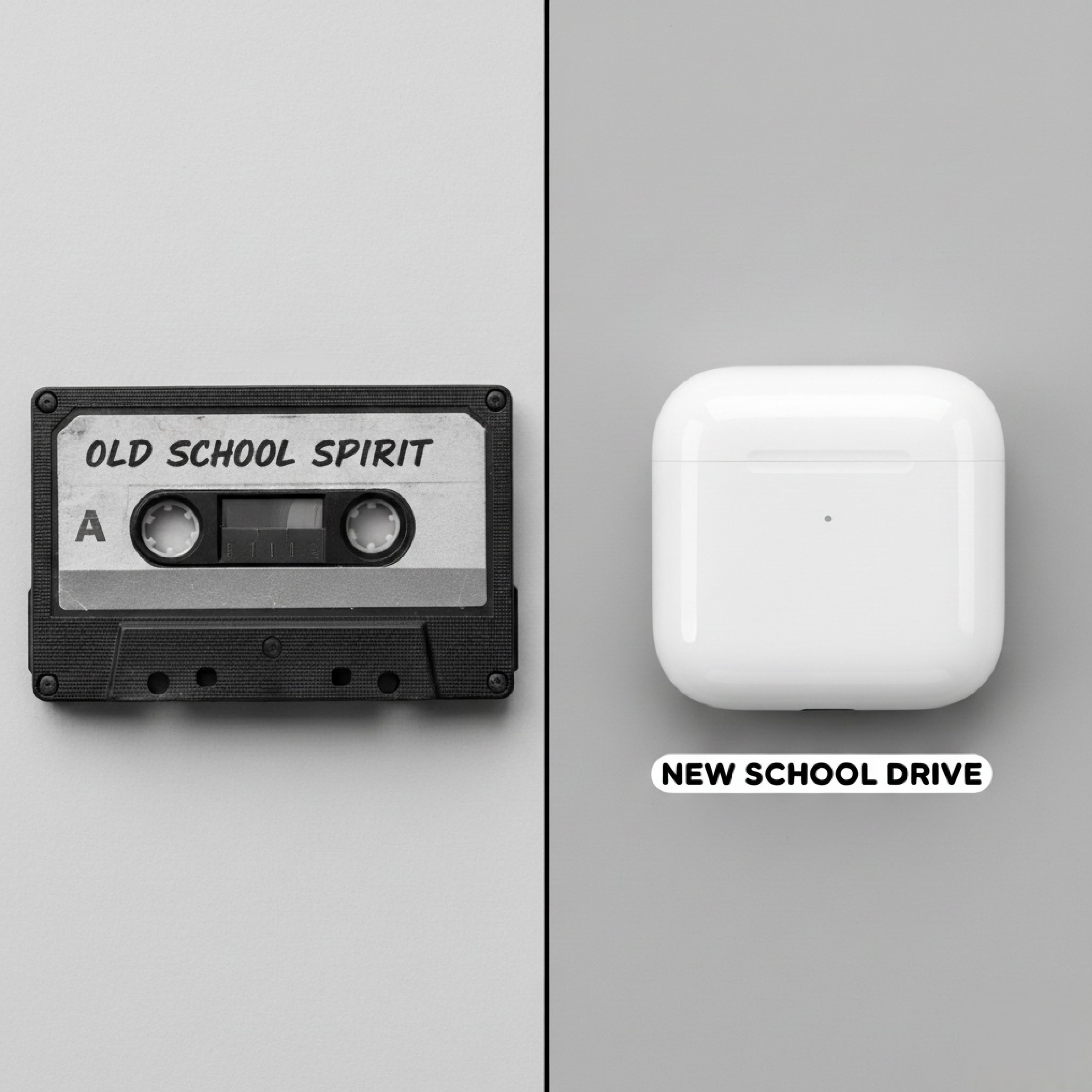 Old School Spirit, New School Drive artwork