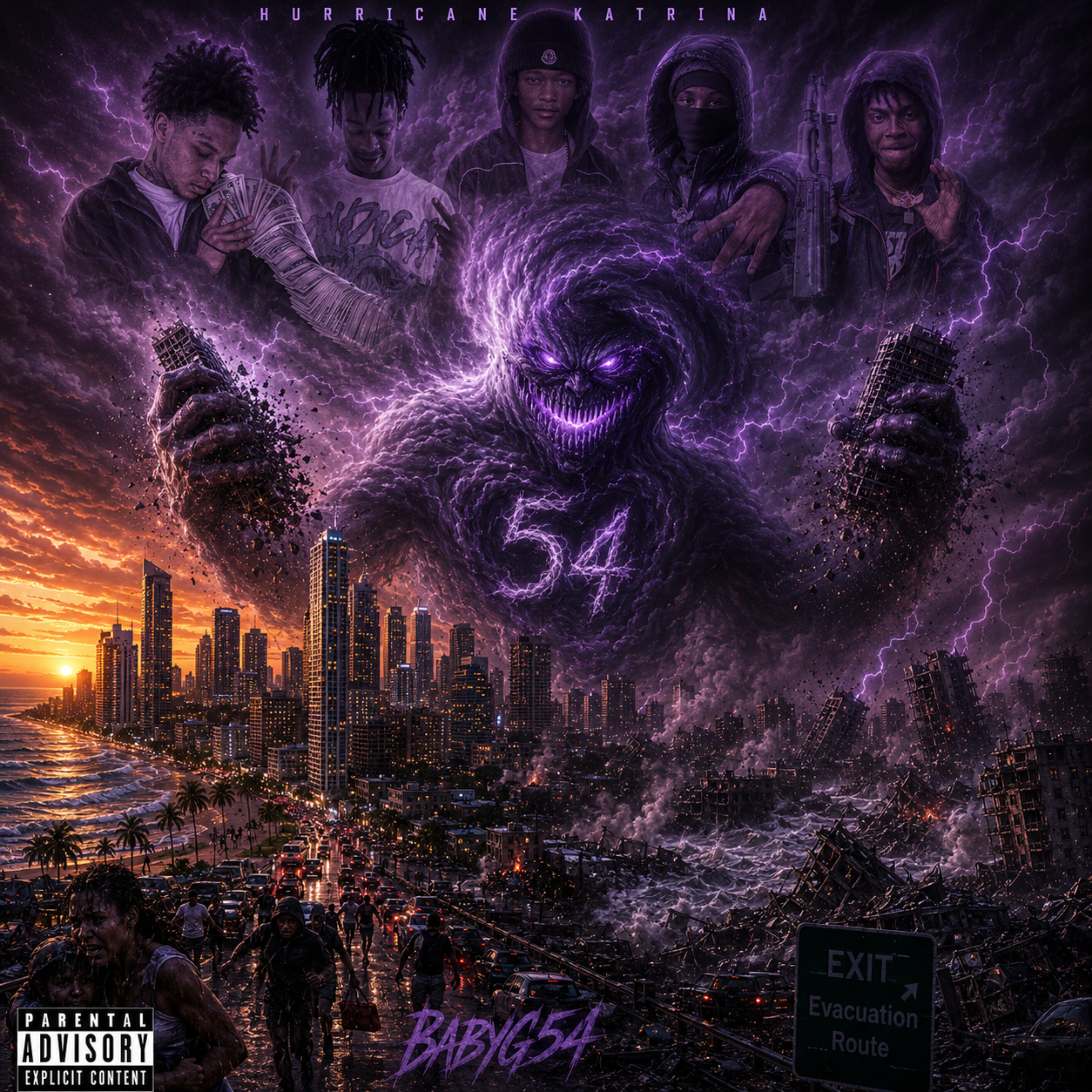 Hurricane Katrina by Babyg54 cover art