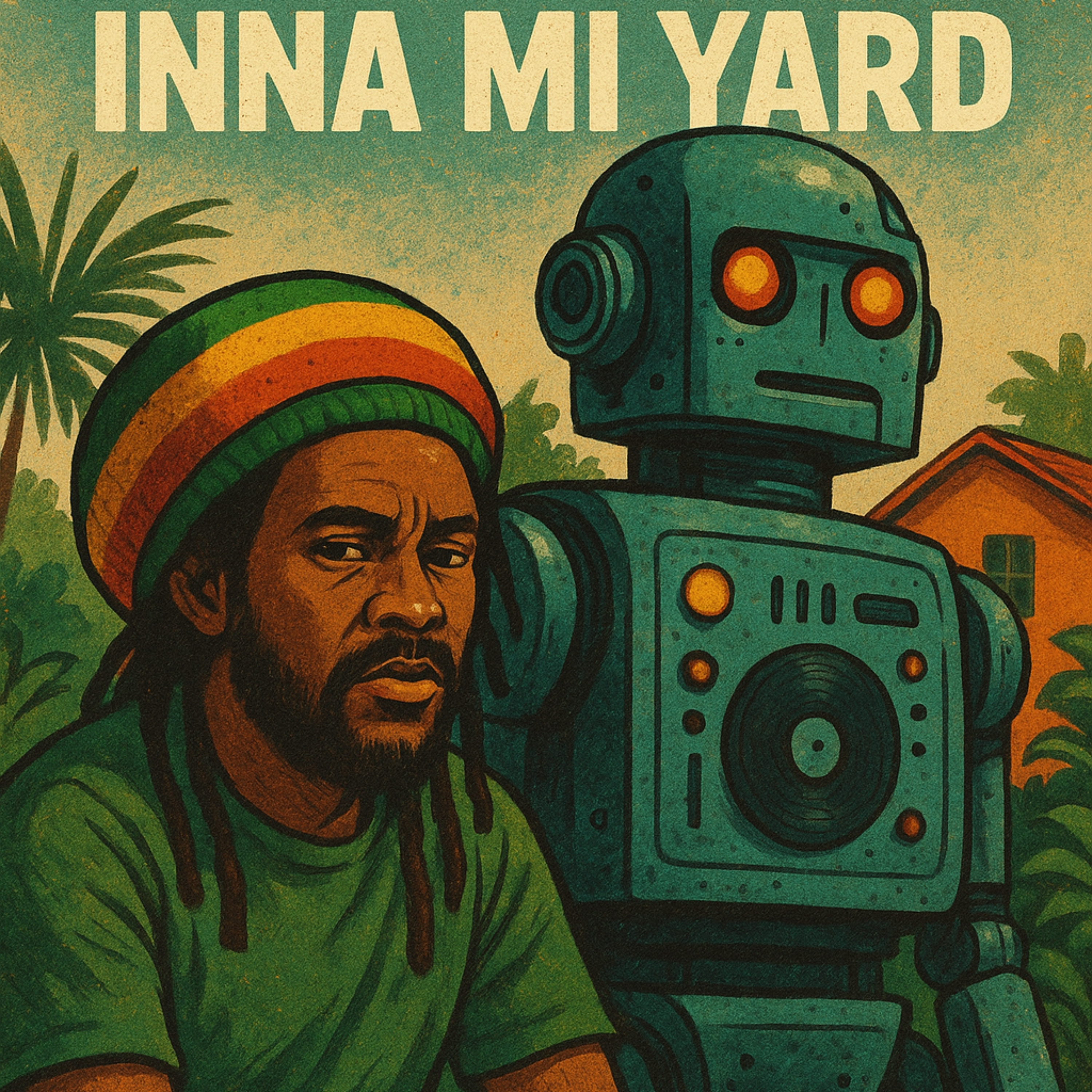 Robots inna Mi Yard artwork