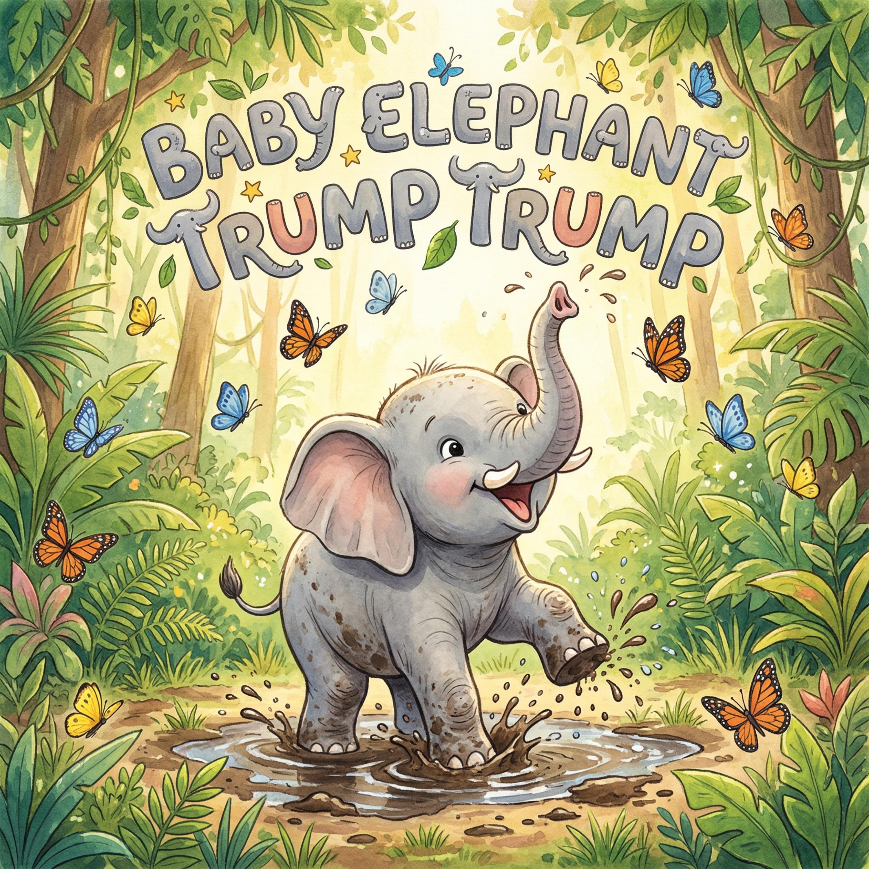 Baby Elephant Trump Trump artwork