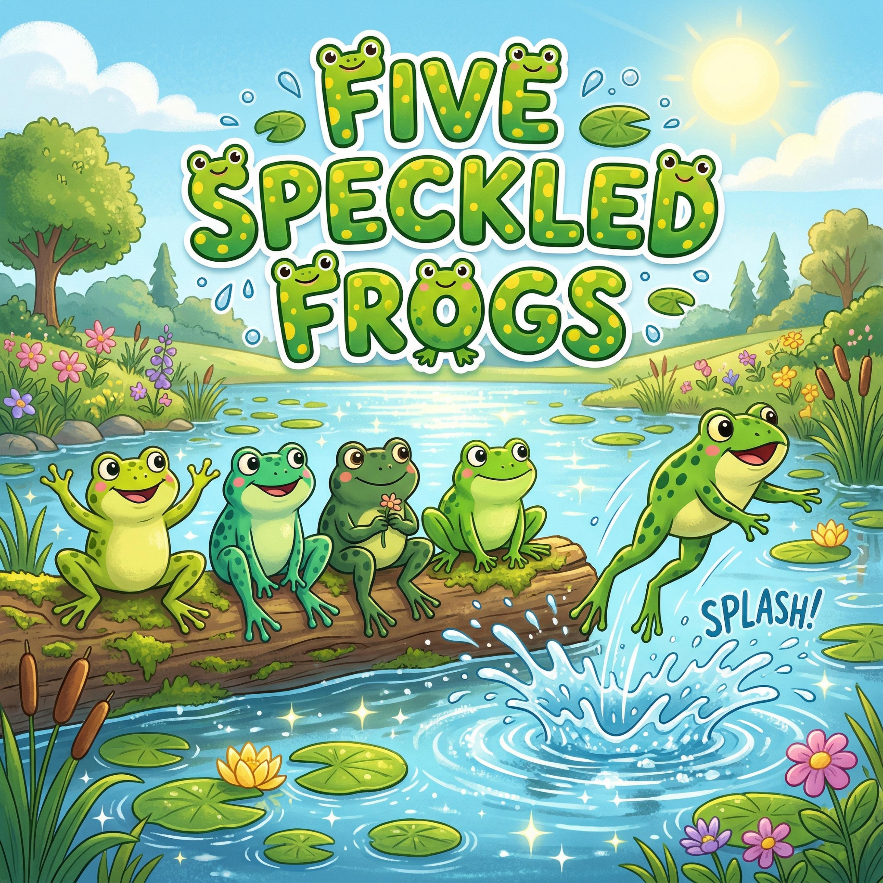 Five Speckled Frogs artwork