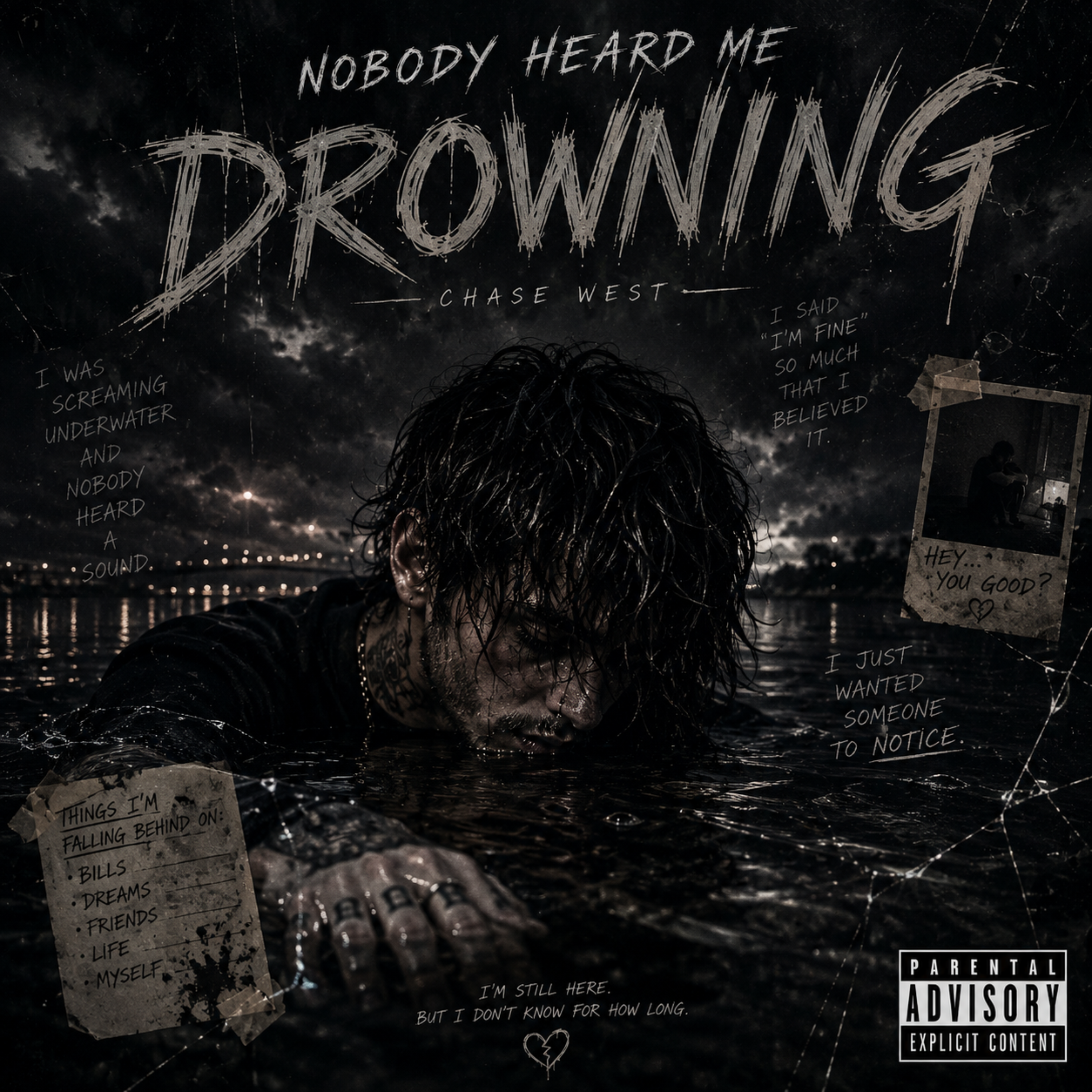 Nobody Heard Me Drowning by $ Chase West cover art