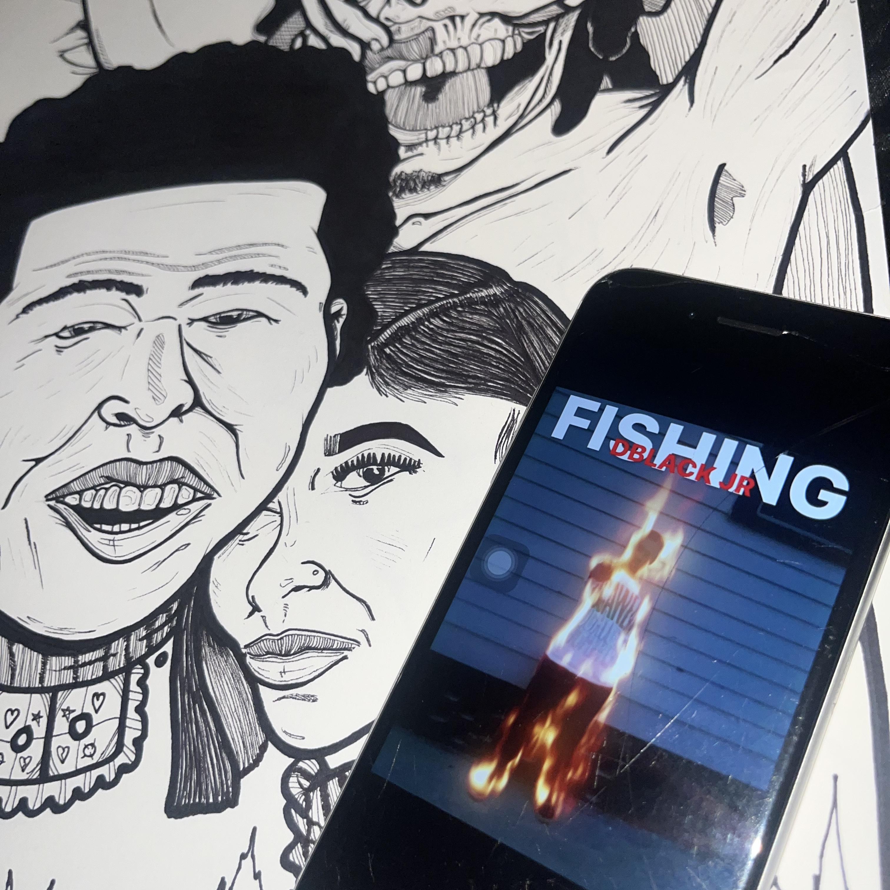 Fishing artwork