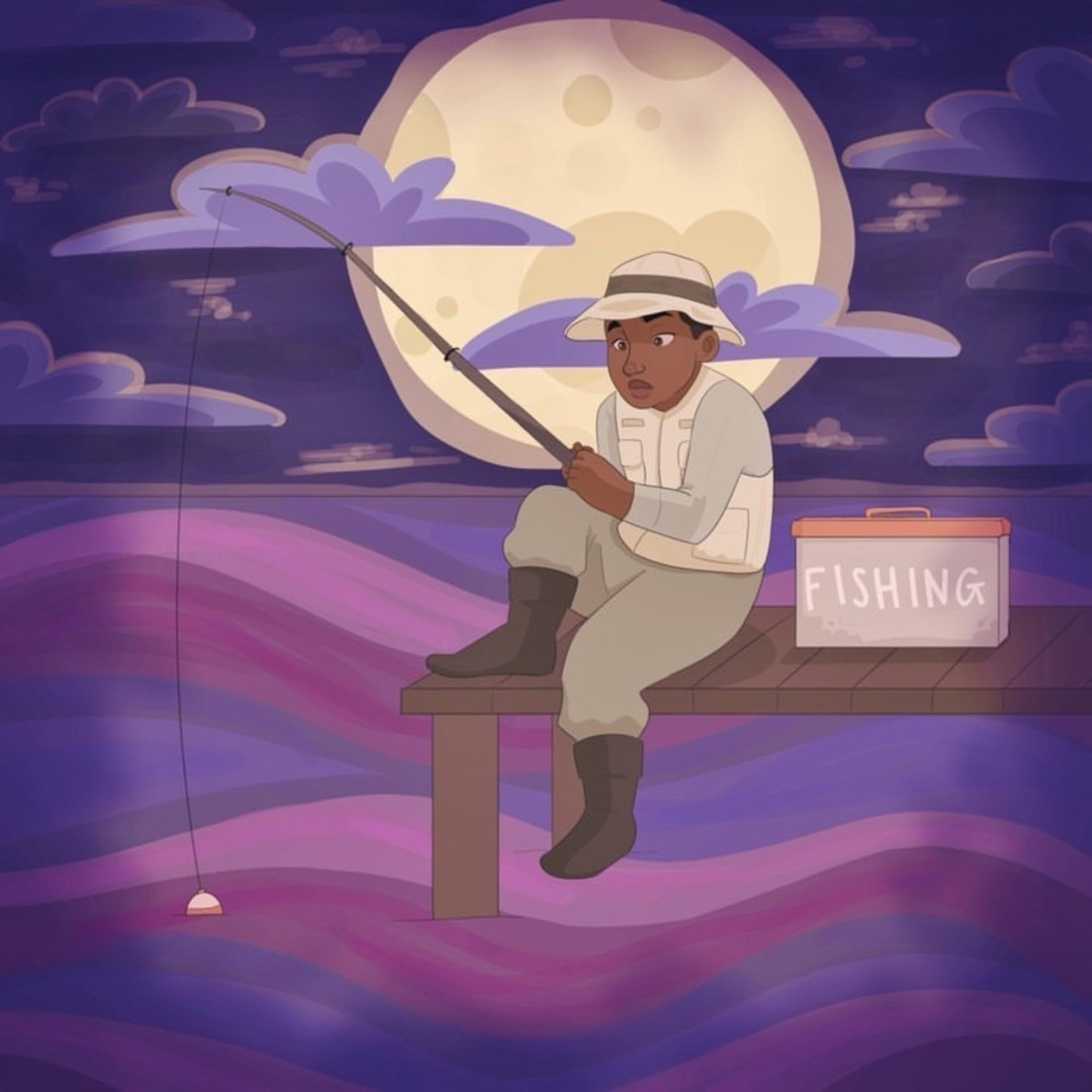 Fishing artwork