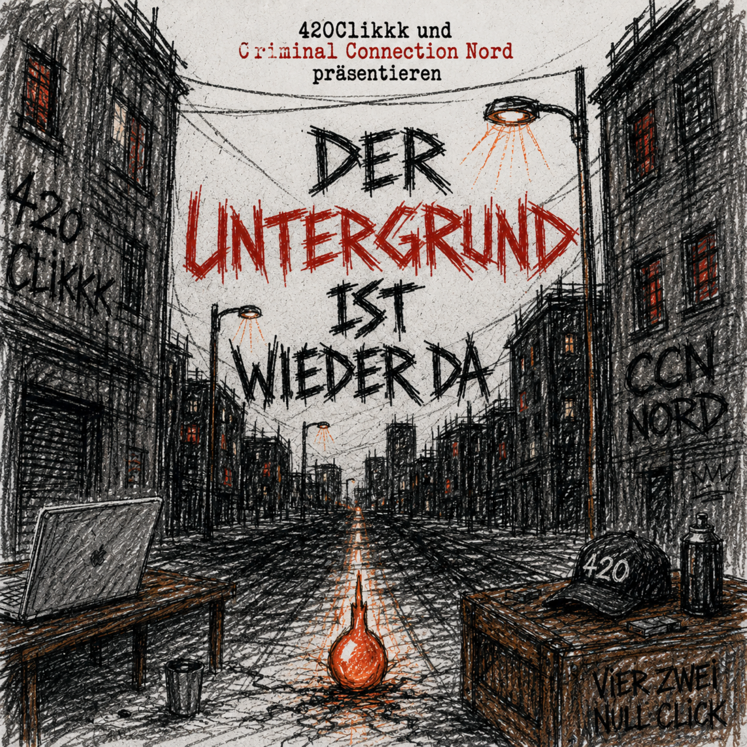 Der Untergrund ist wieder da by A.K.A.R.420 cover art