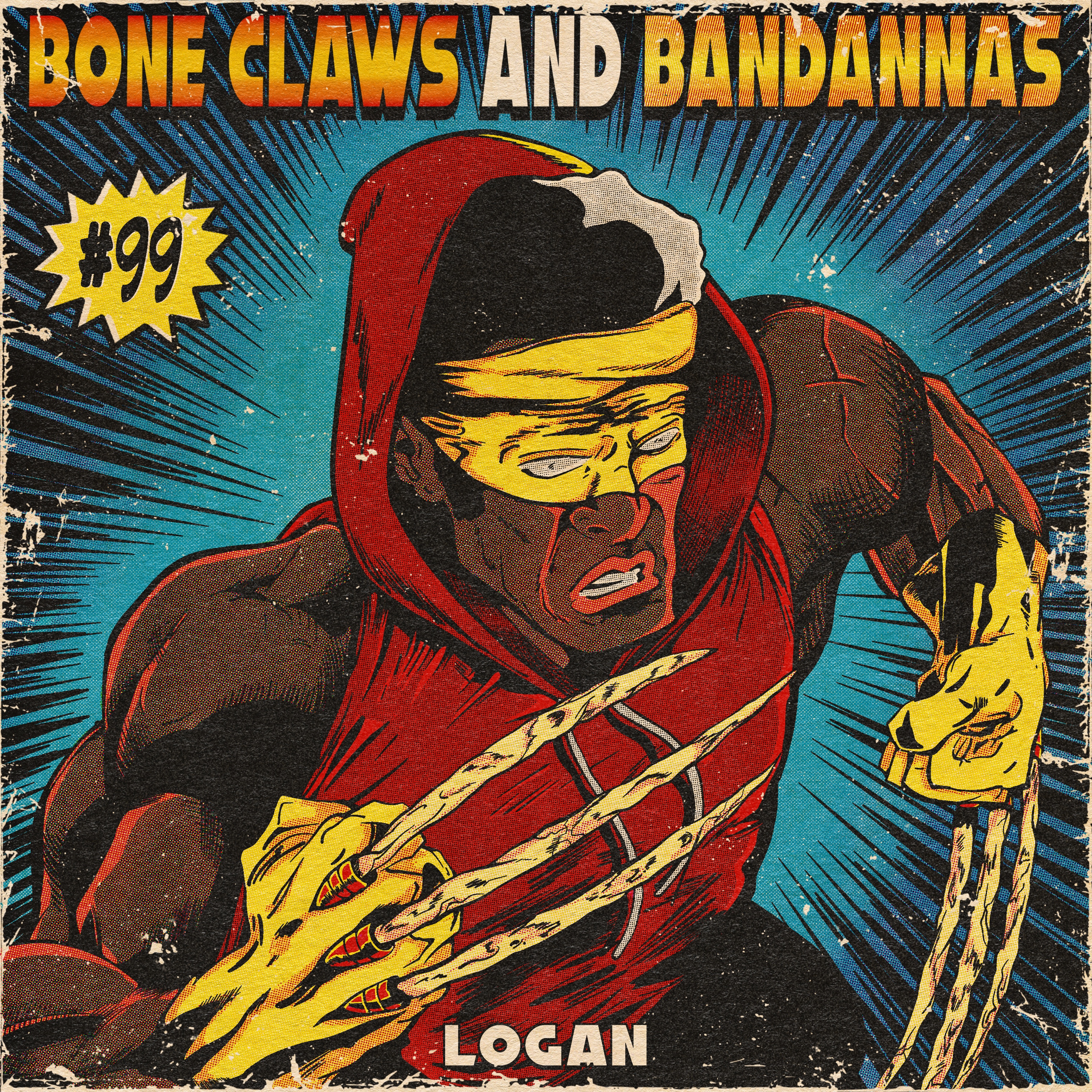 BONE CLAWS AND BANDANNAS artwork