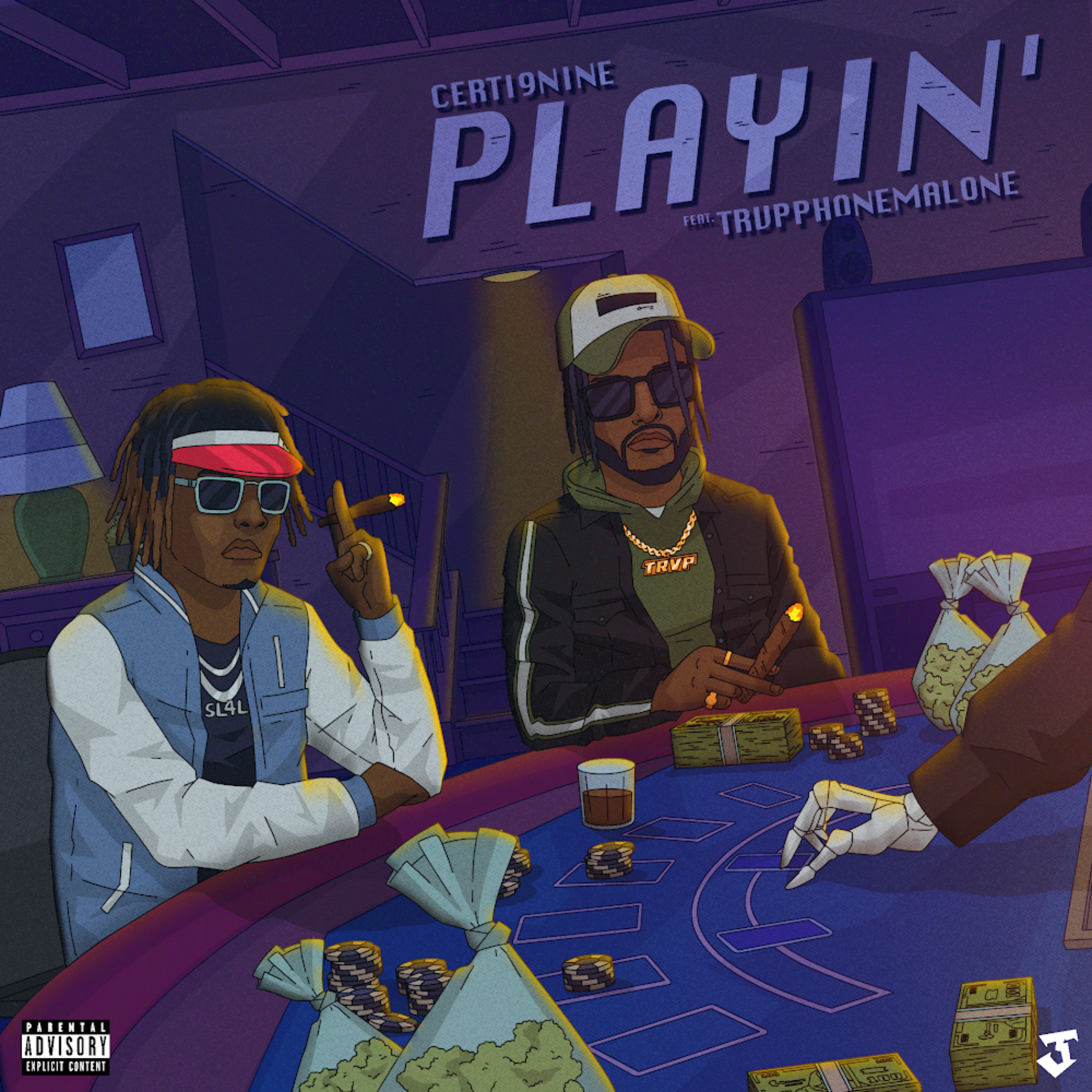 Playin' by Certi9nine  cover art