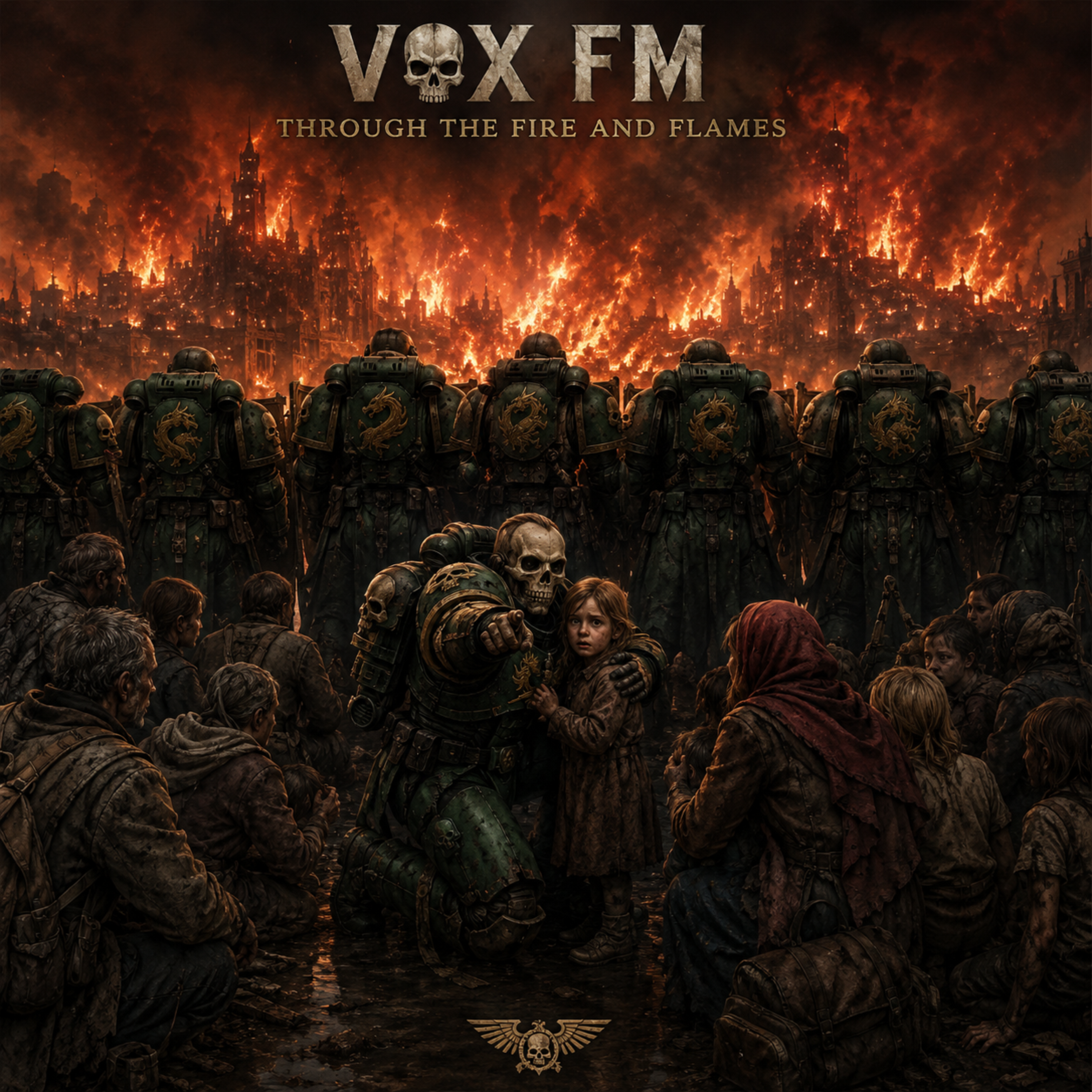 Through The Fire And Flames by Vox FM cover art