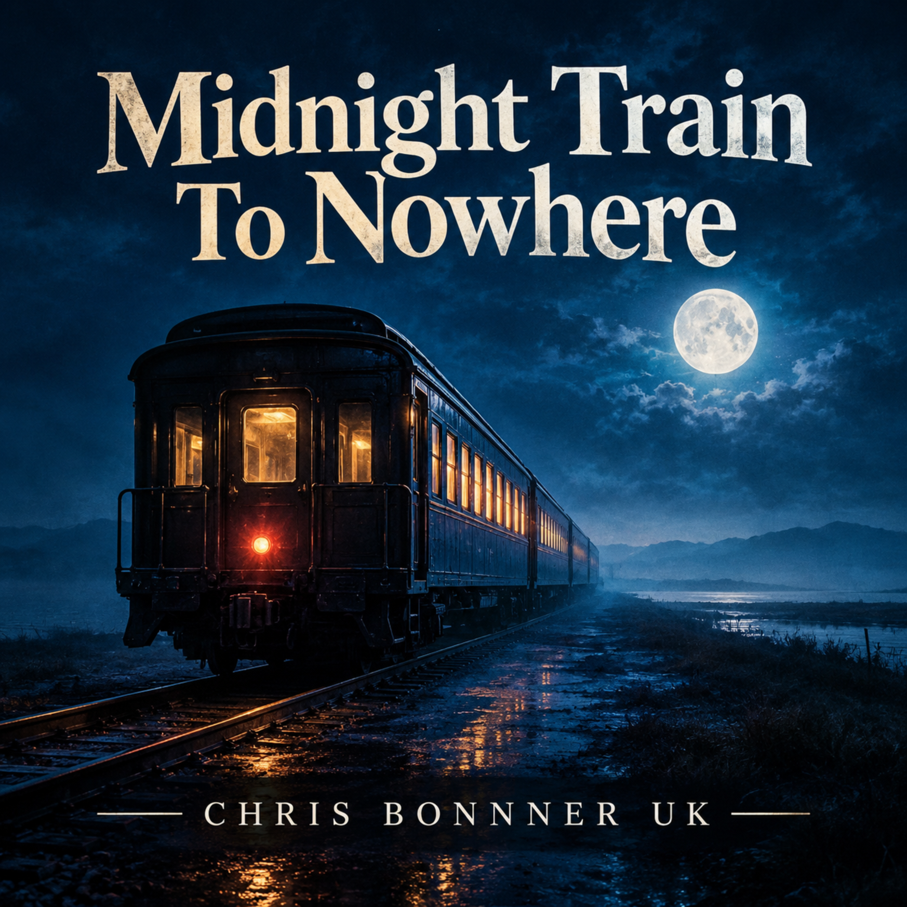 Midnight Train To Nowhere by Chris Bonner UK cover art