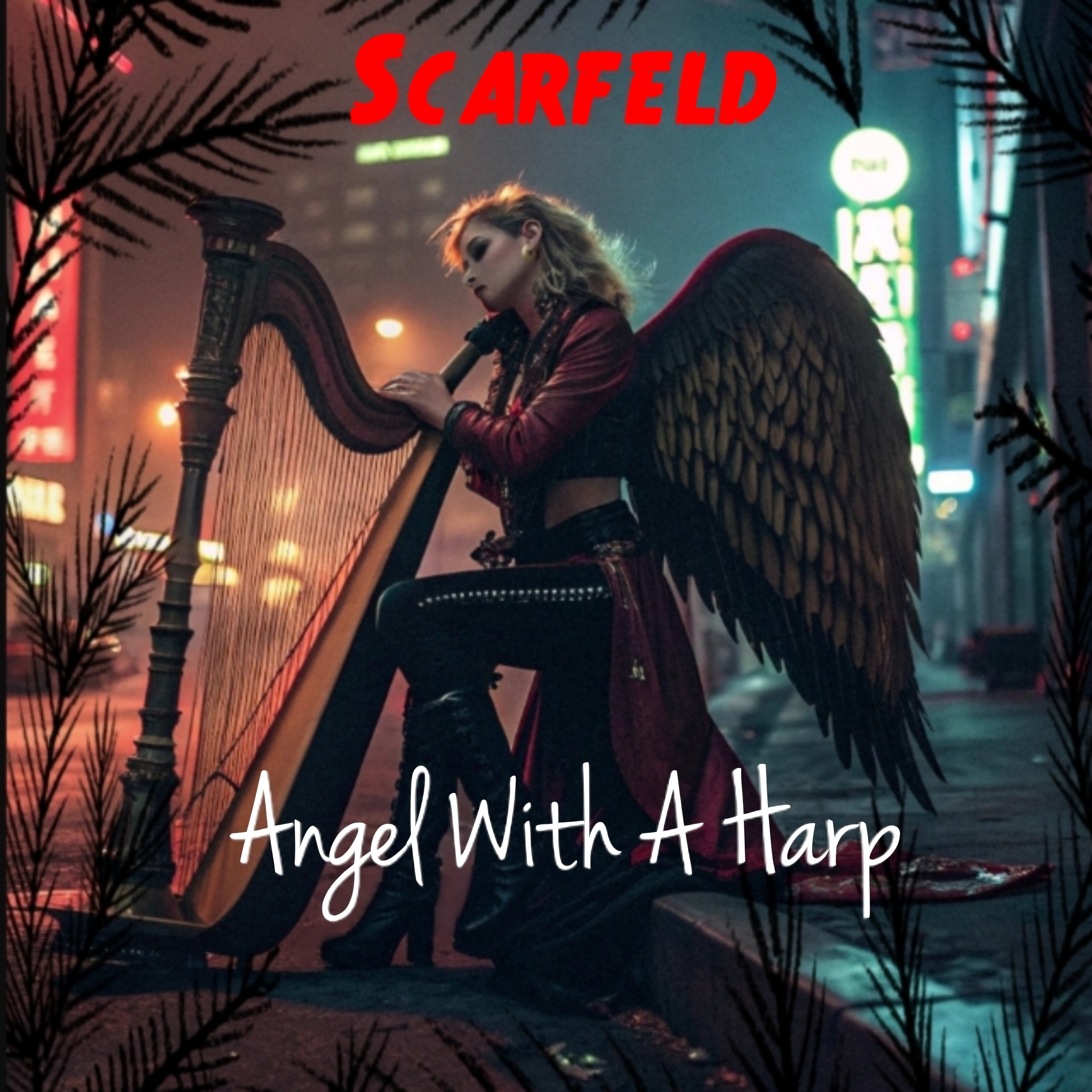 Angel With A Harp artwork