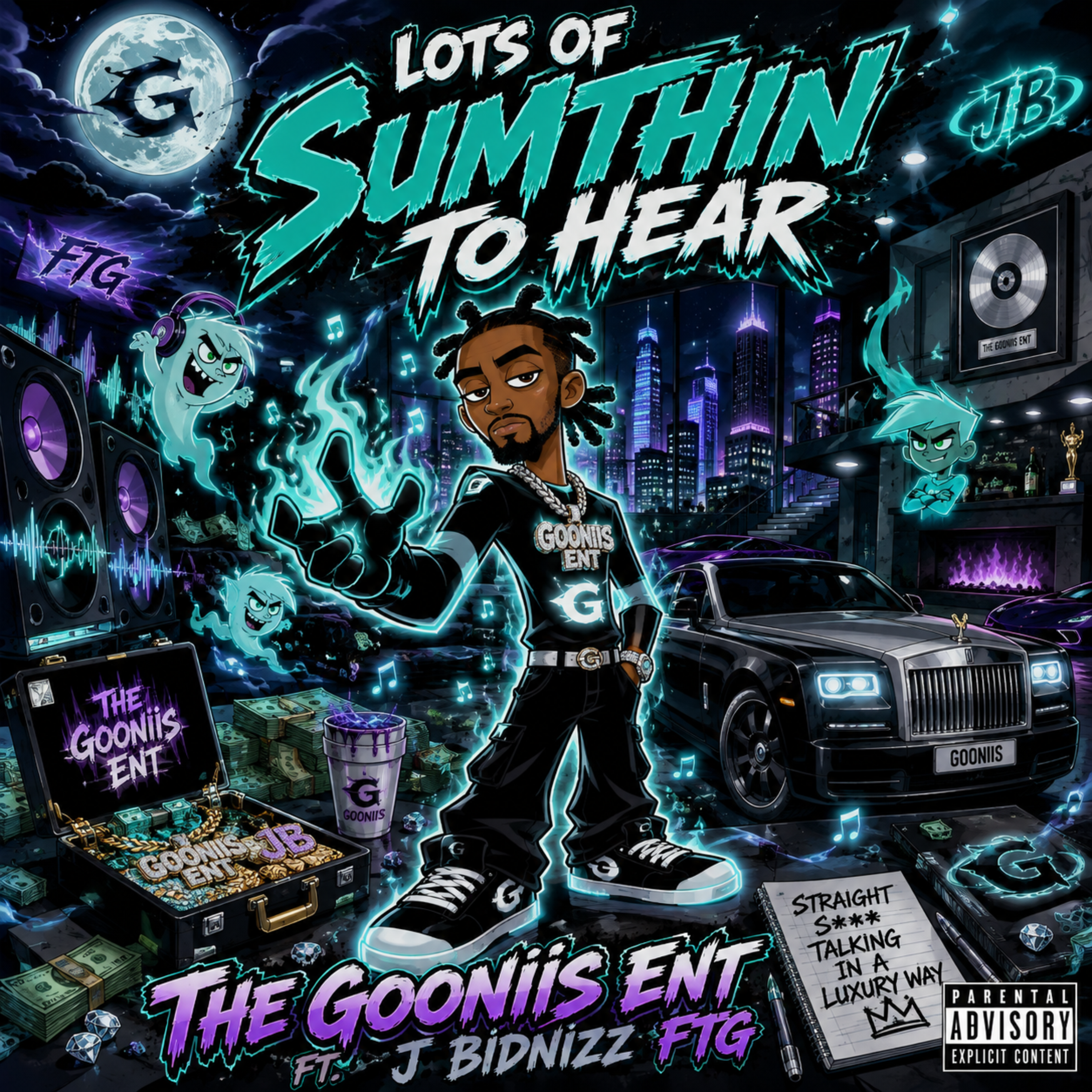 Lots Of Sumthin To Hear by The Gooniis cover art