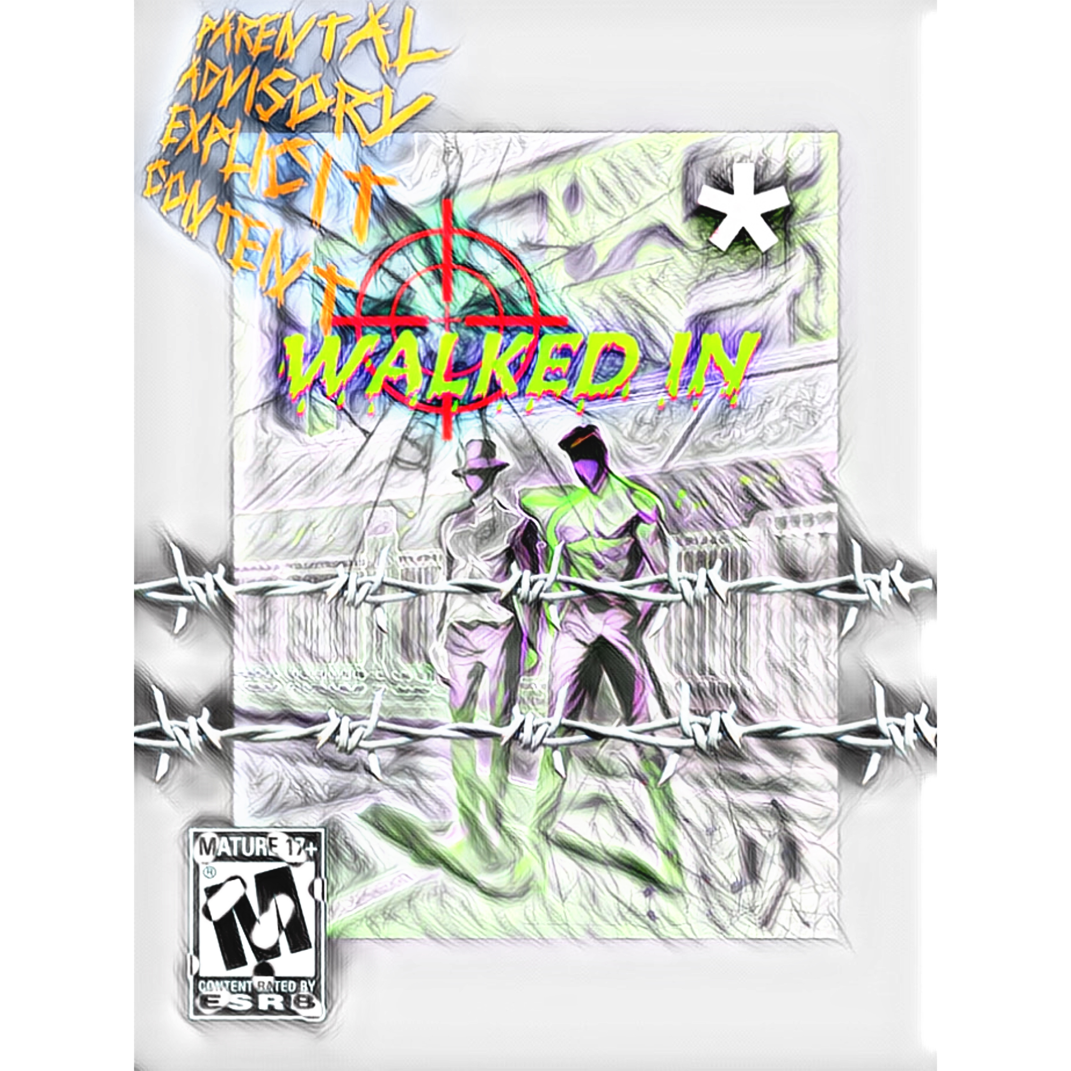 Walked in freestyle artwork