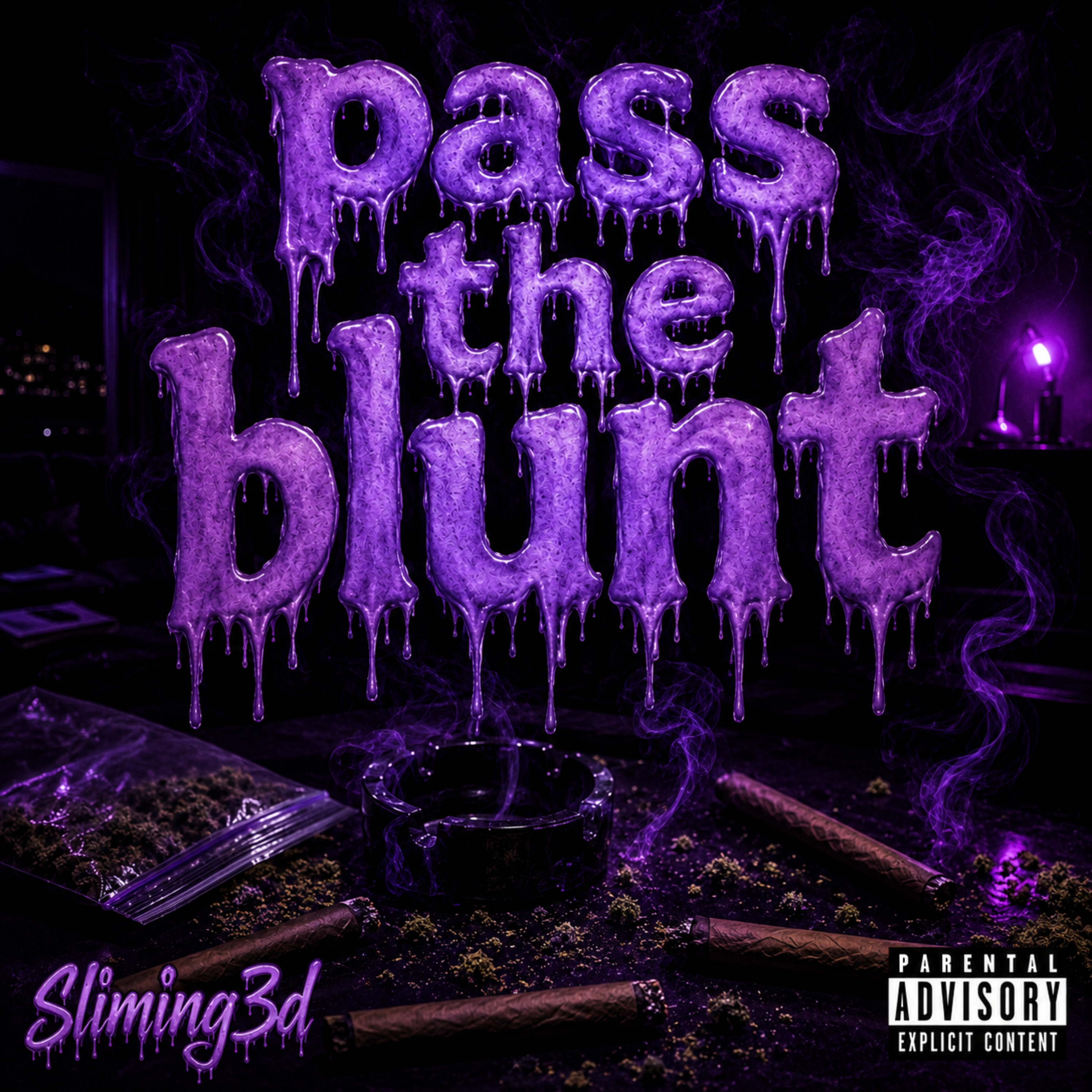 Pass the blunt (studio Version) by sliming3d cover art