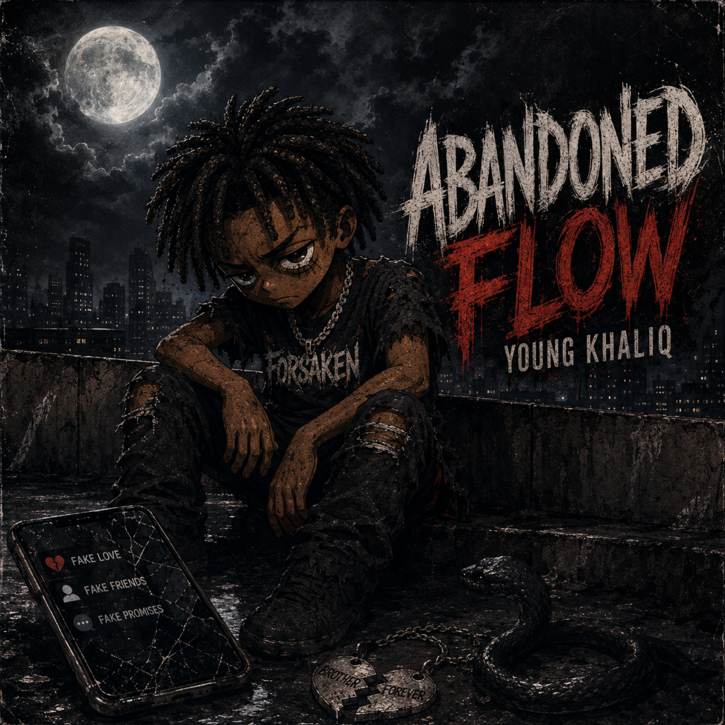 Abandoned Flow by Young Khaliq cover art