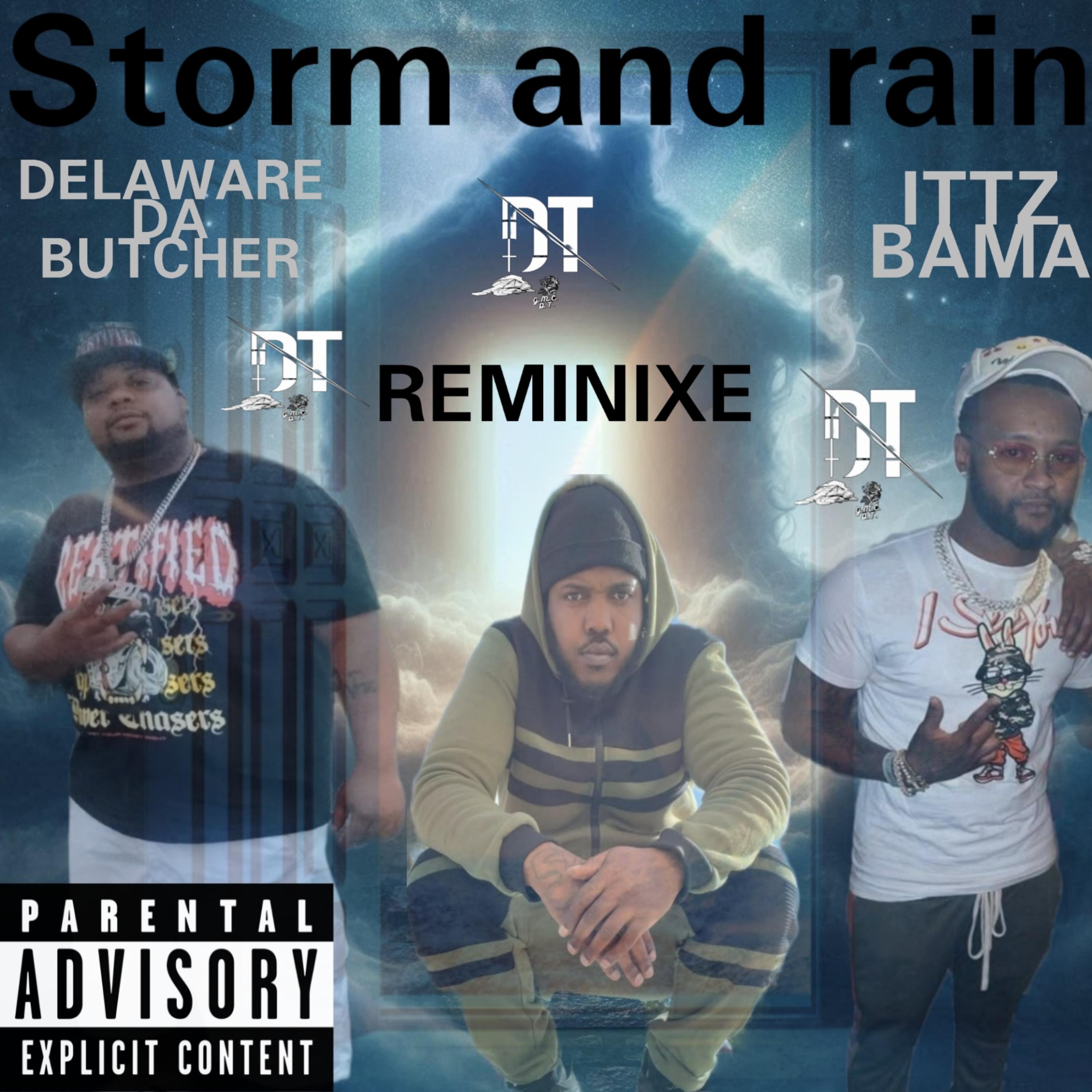 Storm and rain artwork