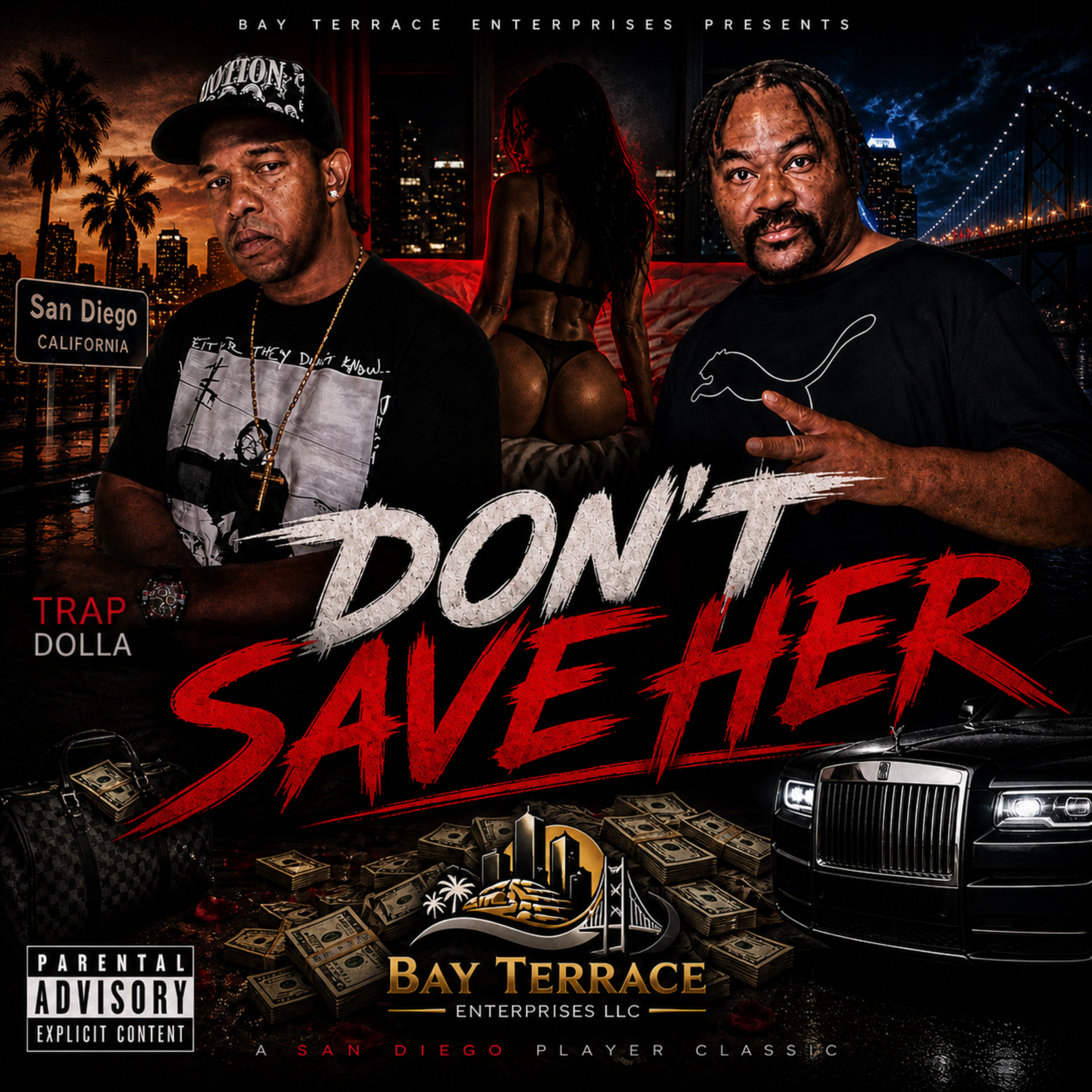 DON'T SAVE HER by Trap Dolla cover art