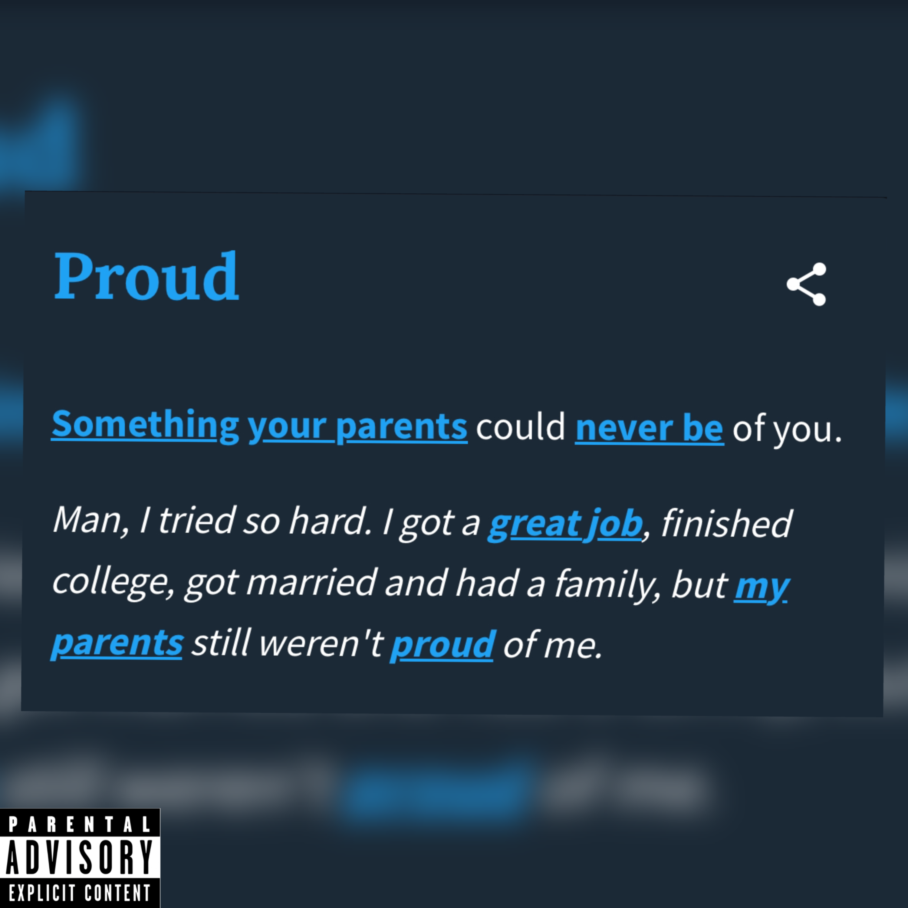 Proud artwork