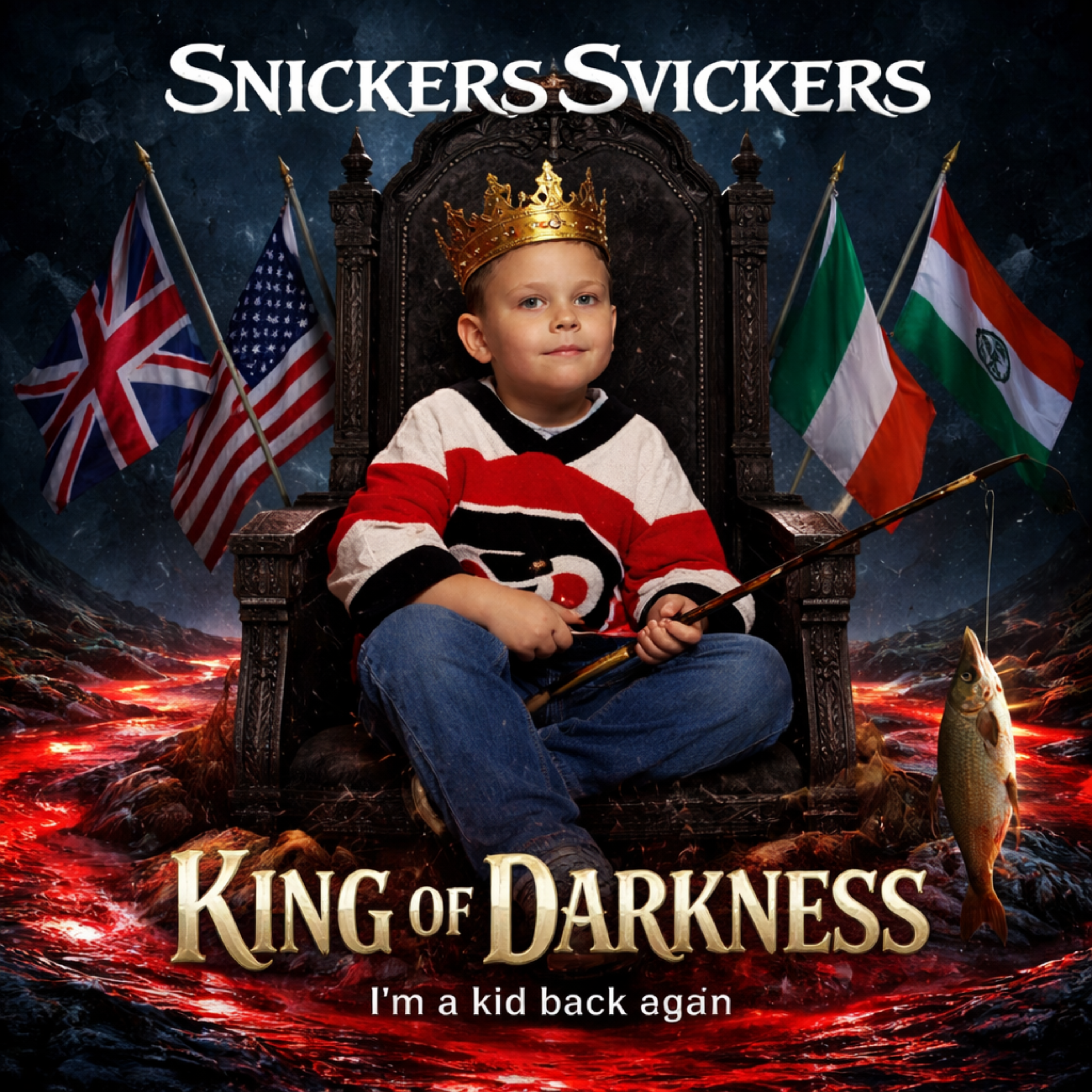 King Of Darkness I'm A Kids  Back Again artwork