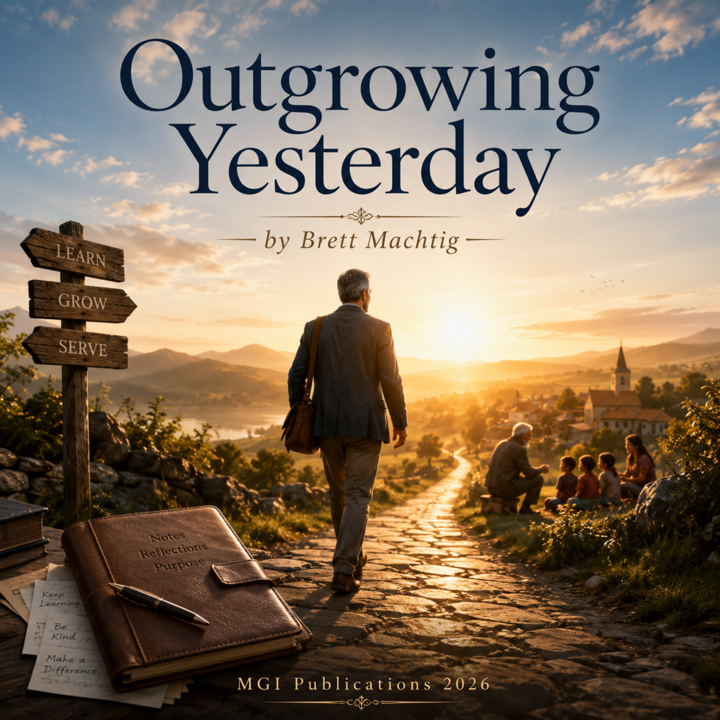 Outgrowing Yesterday by Brett Machtig cover art
