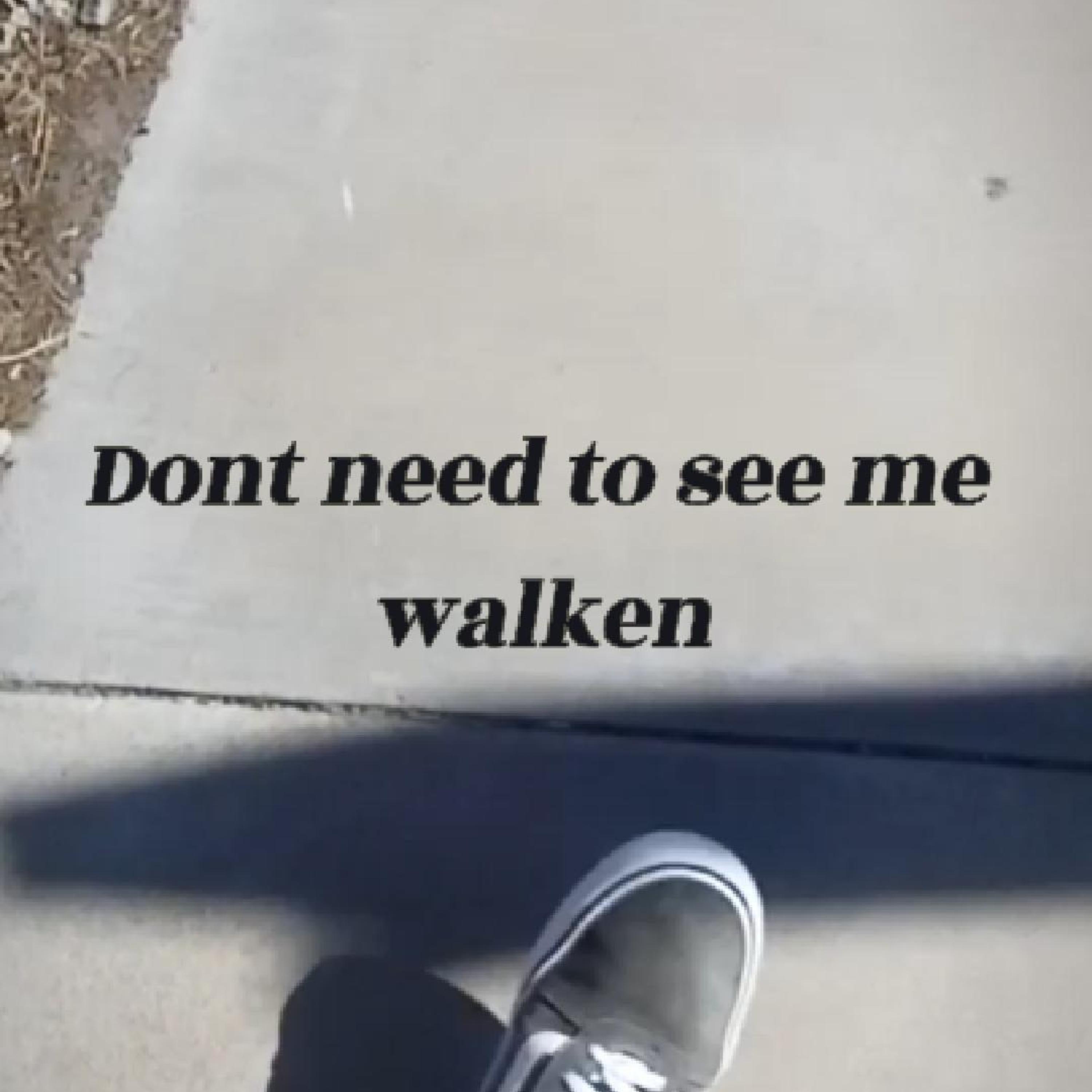 Dont need to see me walken artwork