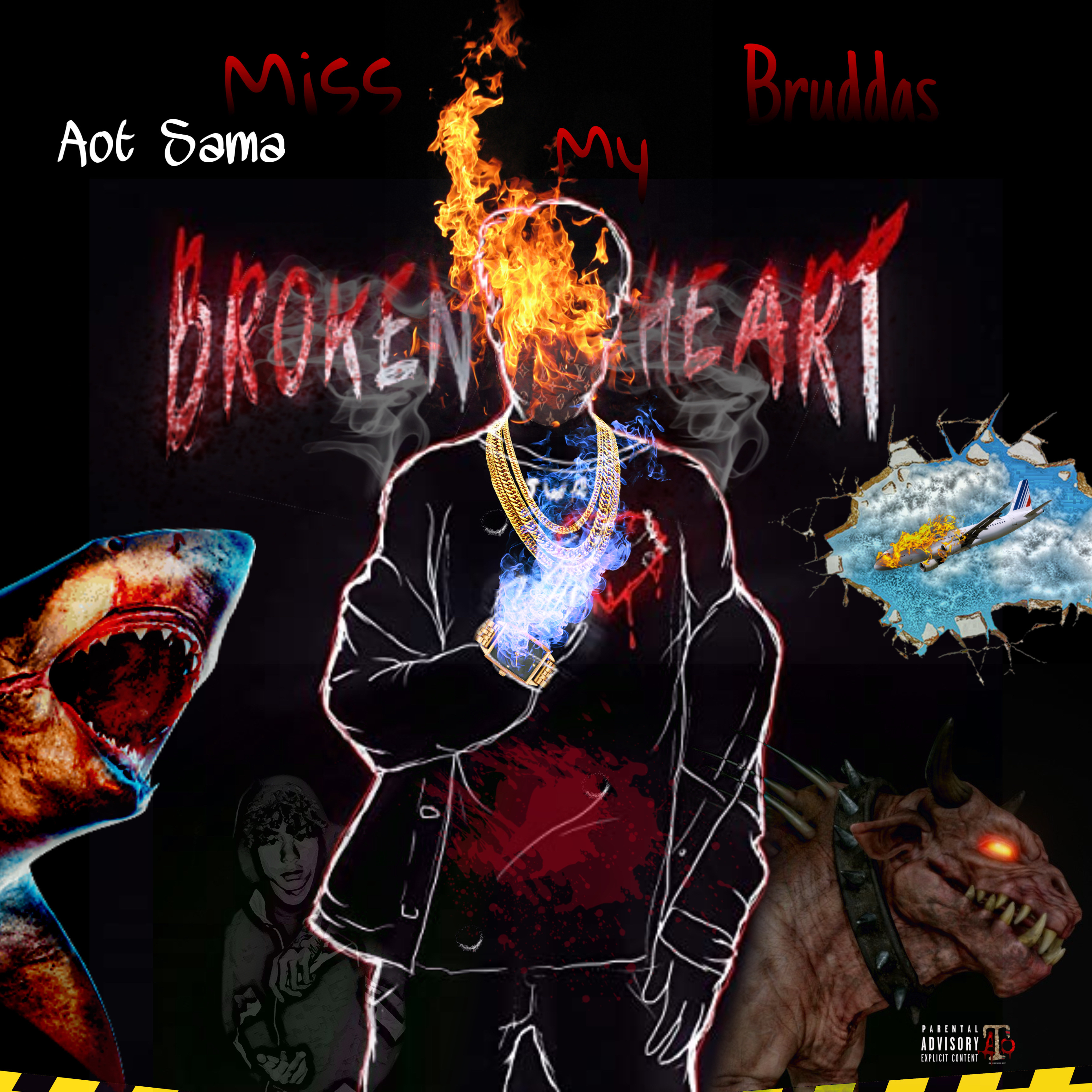 Broken heart artwork